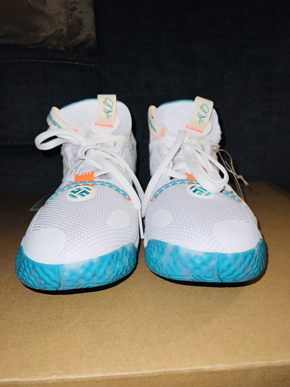 Adidas ADIDAS BOOST James Harden Vol. 6 ‘Bahamas’ Size US 11 / EU 44 - 4 Thumbnail