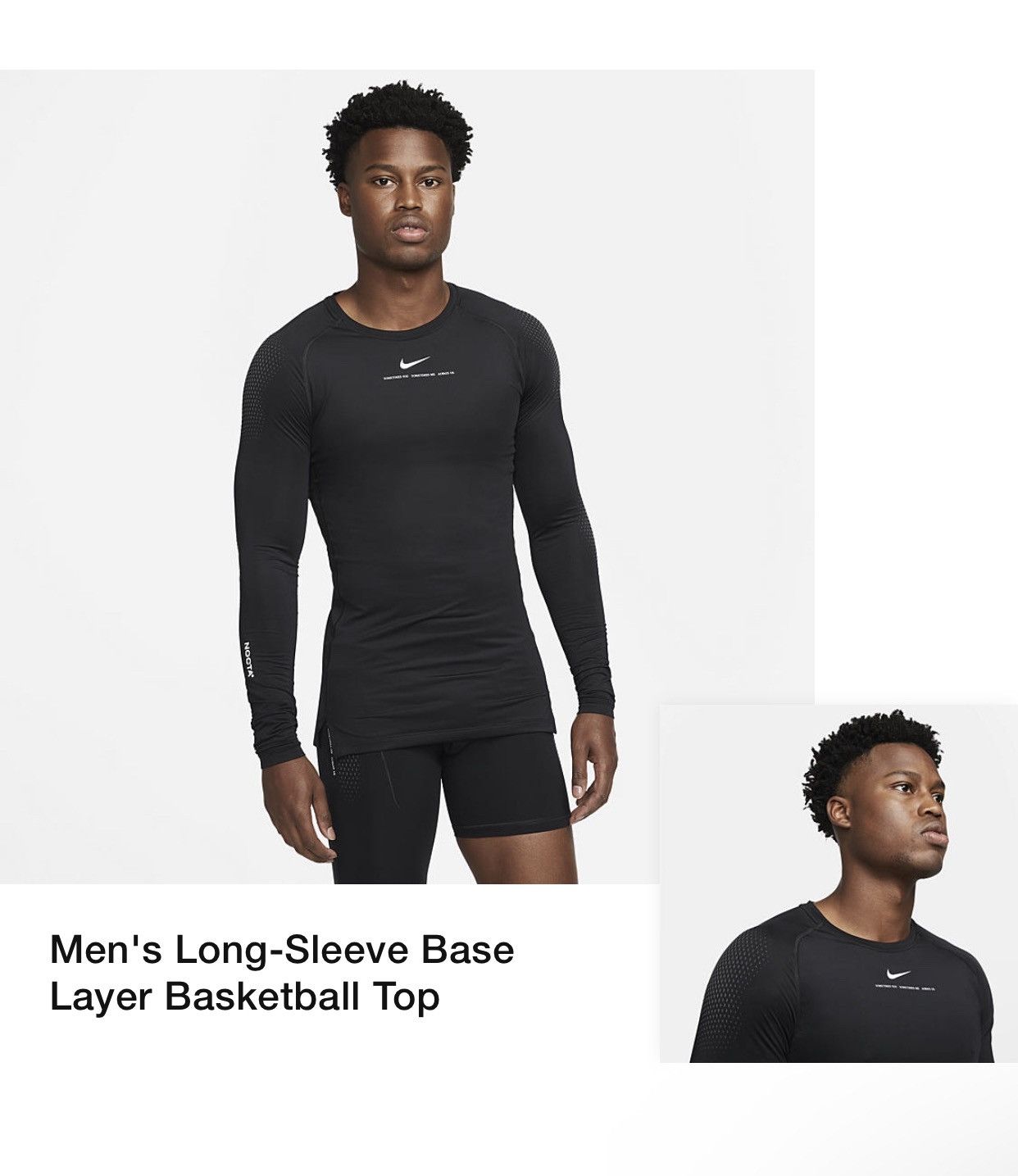 Nike NOCTA Long Sleeve Base Layer Basketball Top Grailed