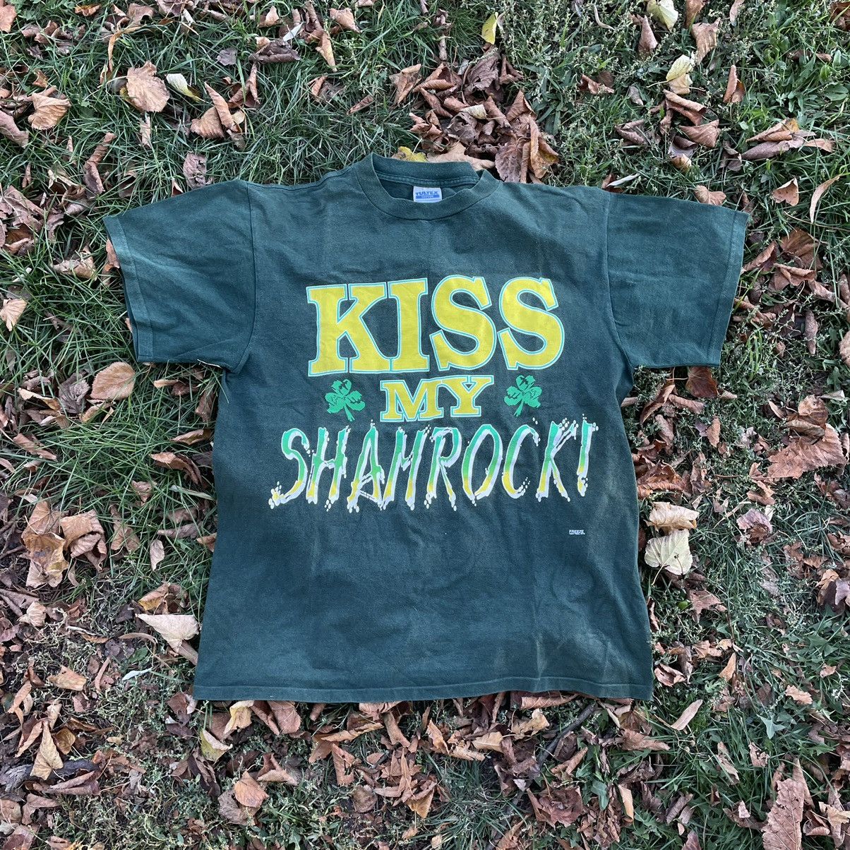 Vintage Vintage Y2K Sun Faded Kiss Graphic Tee Grunge Boxy Cropped L Size US L / EU 52-54 / 3 - 1 Thumbnail