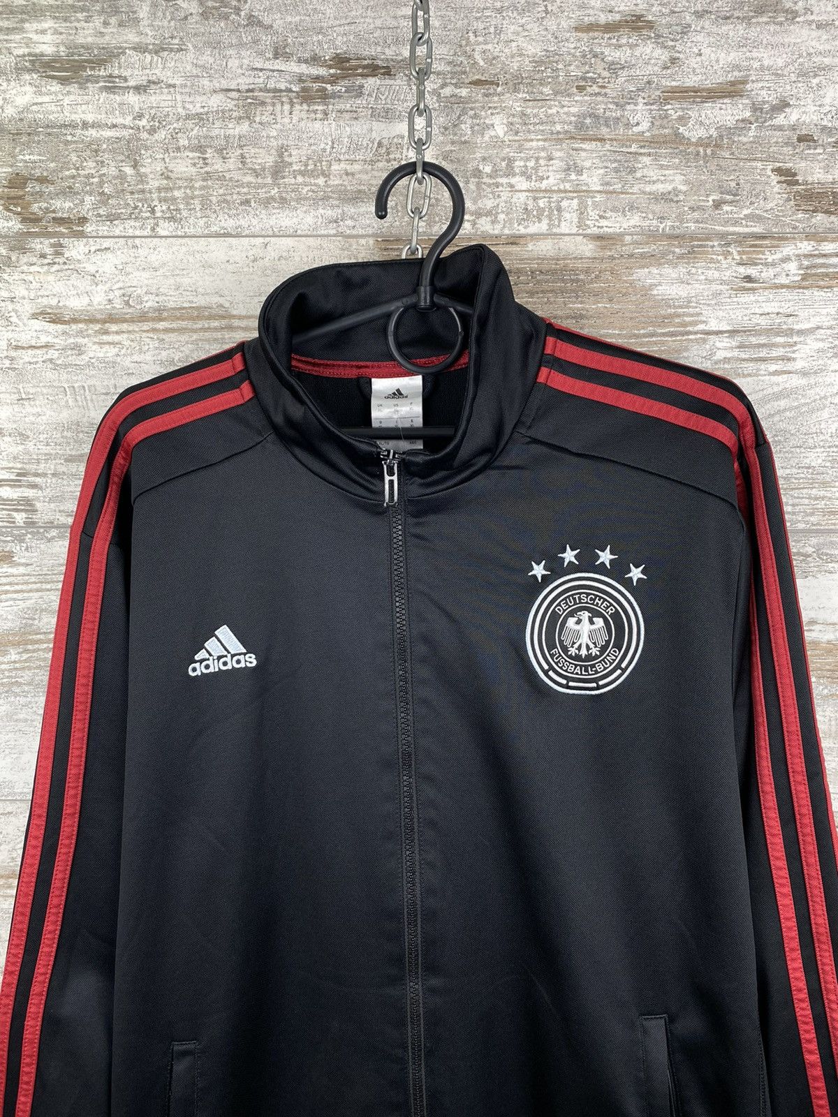 Adidas × Vintage Mens Vintage Adidas Deutscher Fussball Bund Soccer jacket Size US XL / EU 56 / 4 - 2 Thumbnail