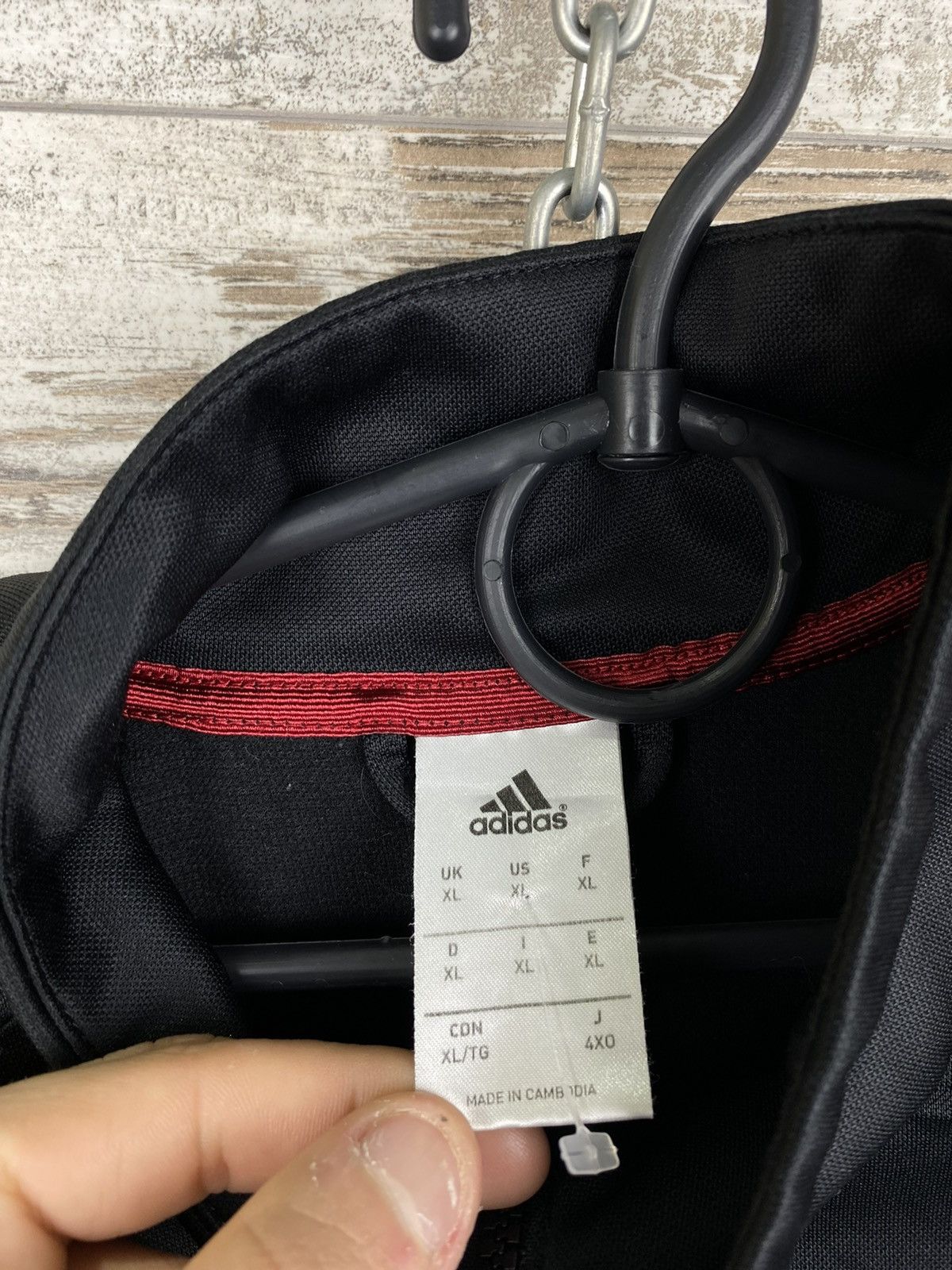 Adidas × Vintage Mens Vintage Adidas Deutscher Fussball Bund Soccer jacket Size US XL / EU 56 / 4 - 5 Thumbnail