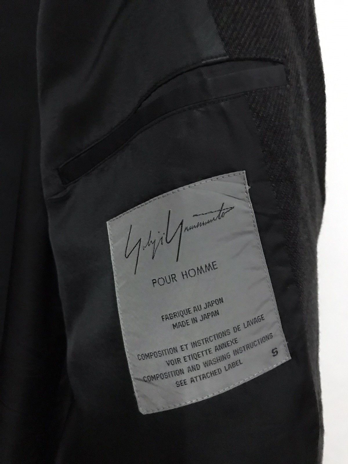 Yohji Yamamoto 🔥Archived🔥Runway Yohji Yamamoto pour homme signature coat Size US S / EU 44-46 / 1 - 6 Thumbnail