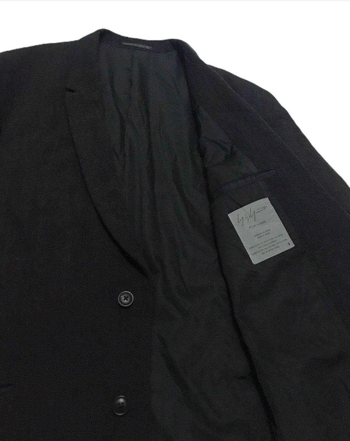 Yohji Yamamoto 🔥Archived🔥Runway Yohji Yamamoto pour homme signature coat Size US S / EU 44-46 / 1 - 2 Thumbnail