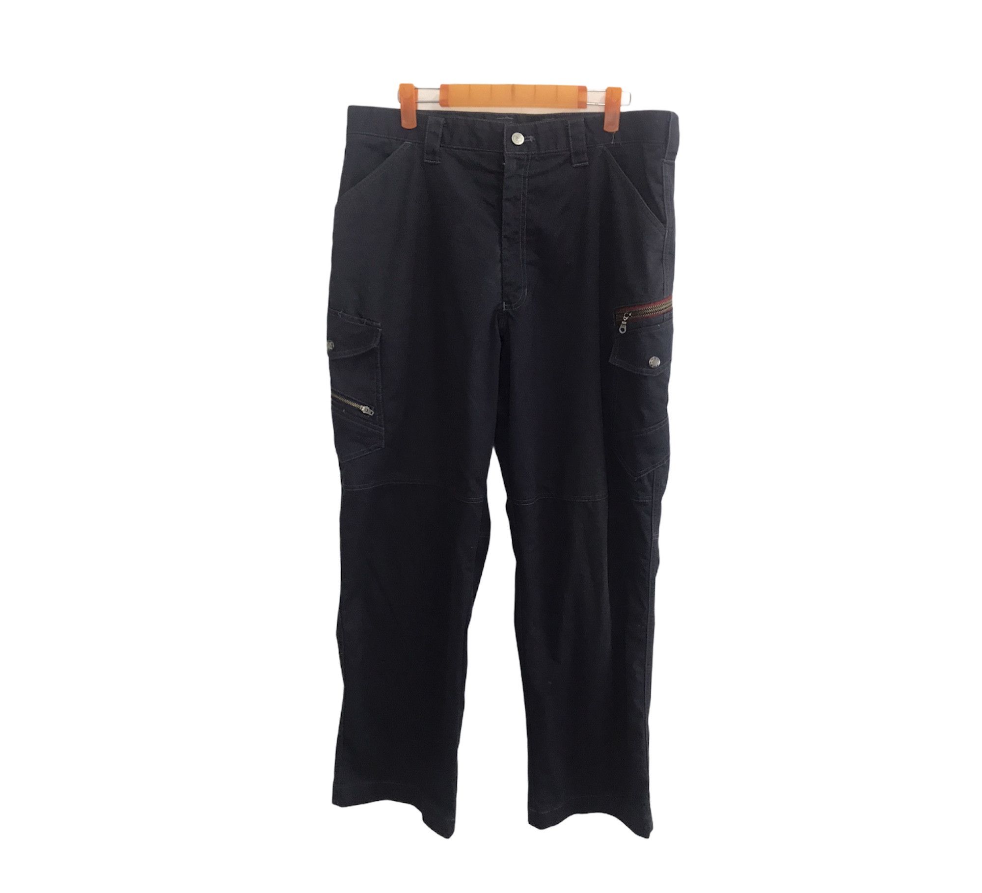 Japanese Brand Vintage Style Jawin Tactical Cargo Side Pockets Casua Pants Size US 34 / EU 50 - 1 Thumbnail