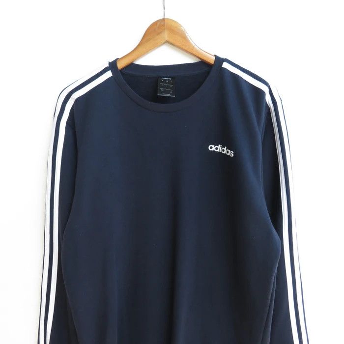 Adidas Adidas Tape Crewneck Jumper Sweatshirt Size US XL / EU 56 / 4 - 2 Thumbnail