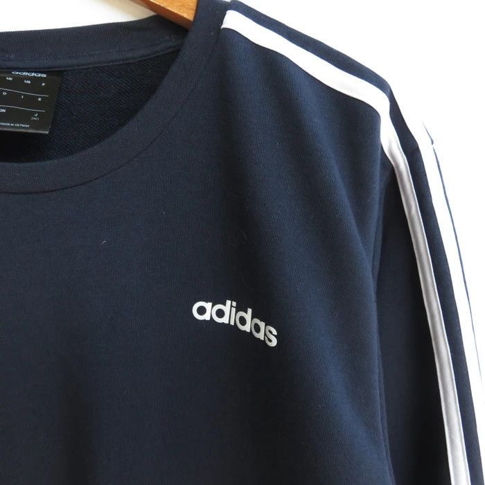 Adidas Adidas Tape Crewneck Jumper Sweatshirt Size US XL / EU 56 / 4 - 3 Thumbnail