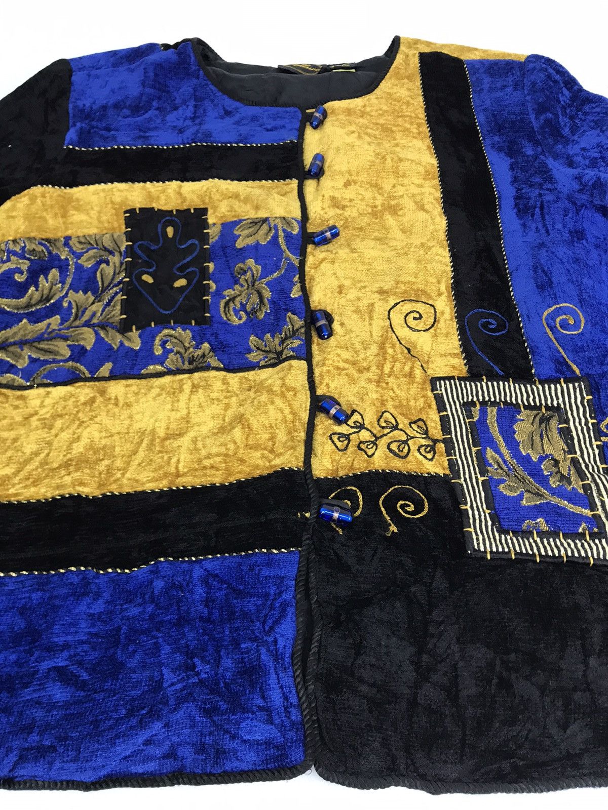 Japanese Brand Vintage Allure Sweatshirt Jacket Style Custom Patchwork Size XXL / US 16-18 / IT 52-54 - 3 Thumbnail