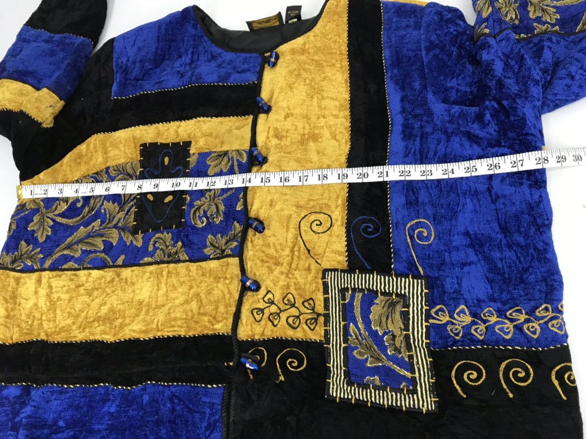 Japanese Brand Vintage Allure Sweatshirt Jacket Style Custom Patchwork Size XXL / US 16-18 / IT 52-54 - 6 Thumbnail