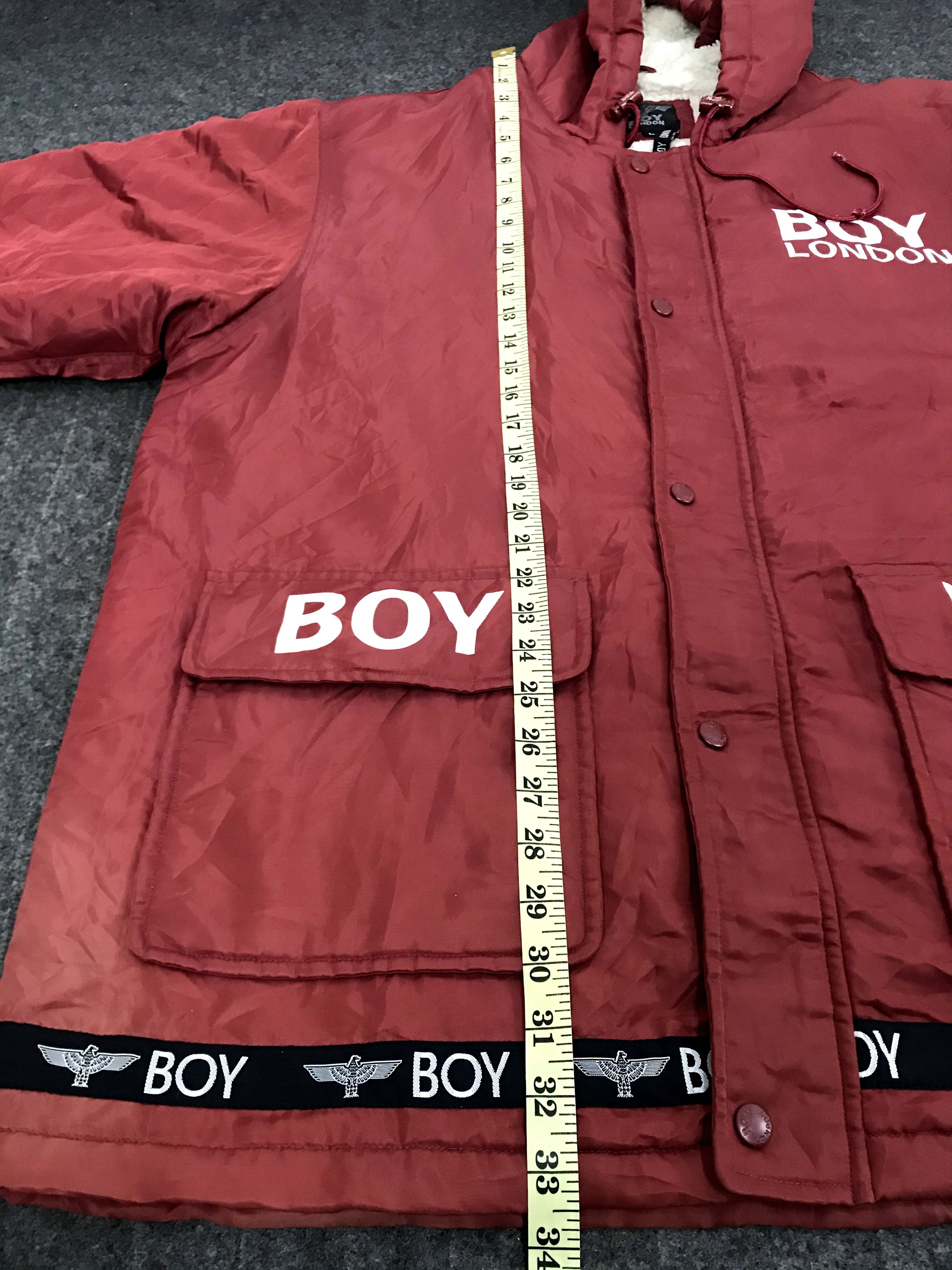 Boy London Vintage Boy London Big Logo Sherpa Inner Parka Jacket Size US L / EU 52-54 / 3 - 10 Thumbnail