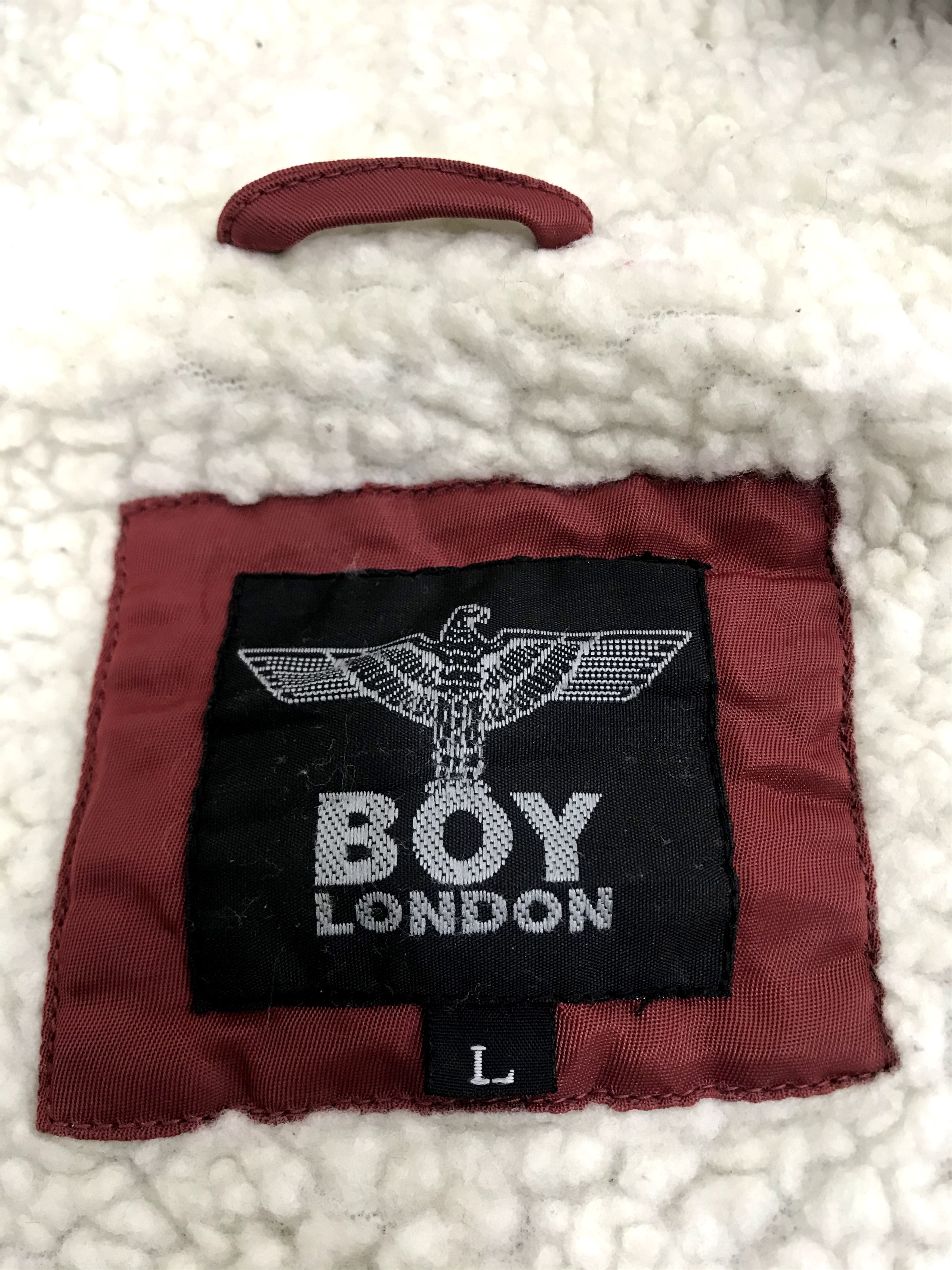 Boy London Vintage Boy London Big Logo Sherpa Inner Parka Jacket Size US L / EU 52-54 / 3 - 7 Thumbnail