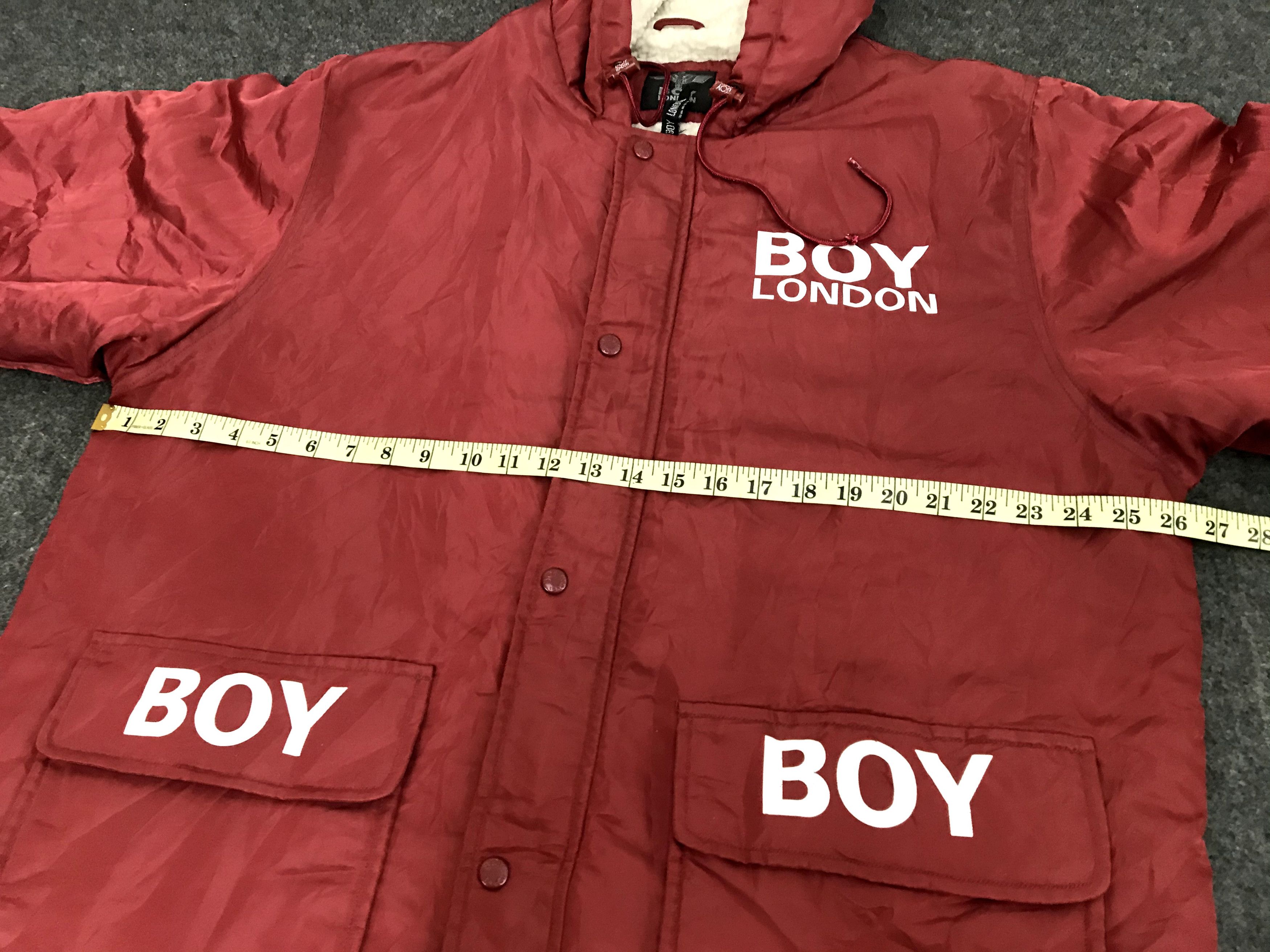 Boy London Vintage Boy London Big Logo Sherpa Inner Parka Jacket Size US L / EU 52-54 / 3 - 9 Thumbnail