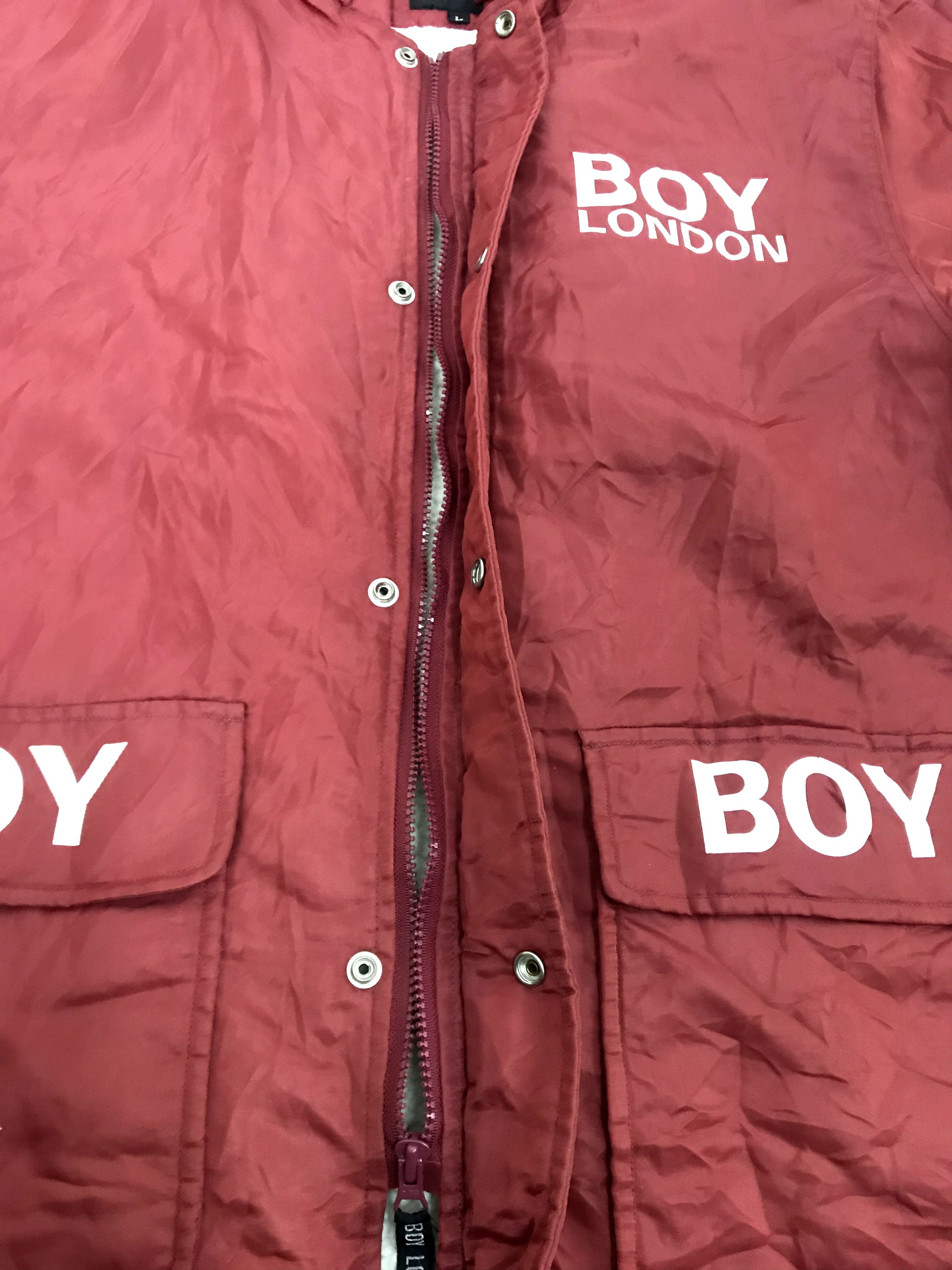 Boy London Vintage Boy London Big Logo Sherpa Inner Parka Jacket Size US L / EU 52-54 / 3 - 5 Thumbnail