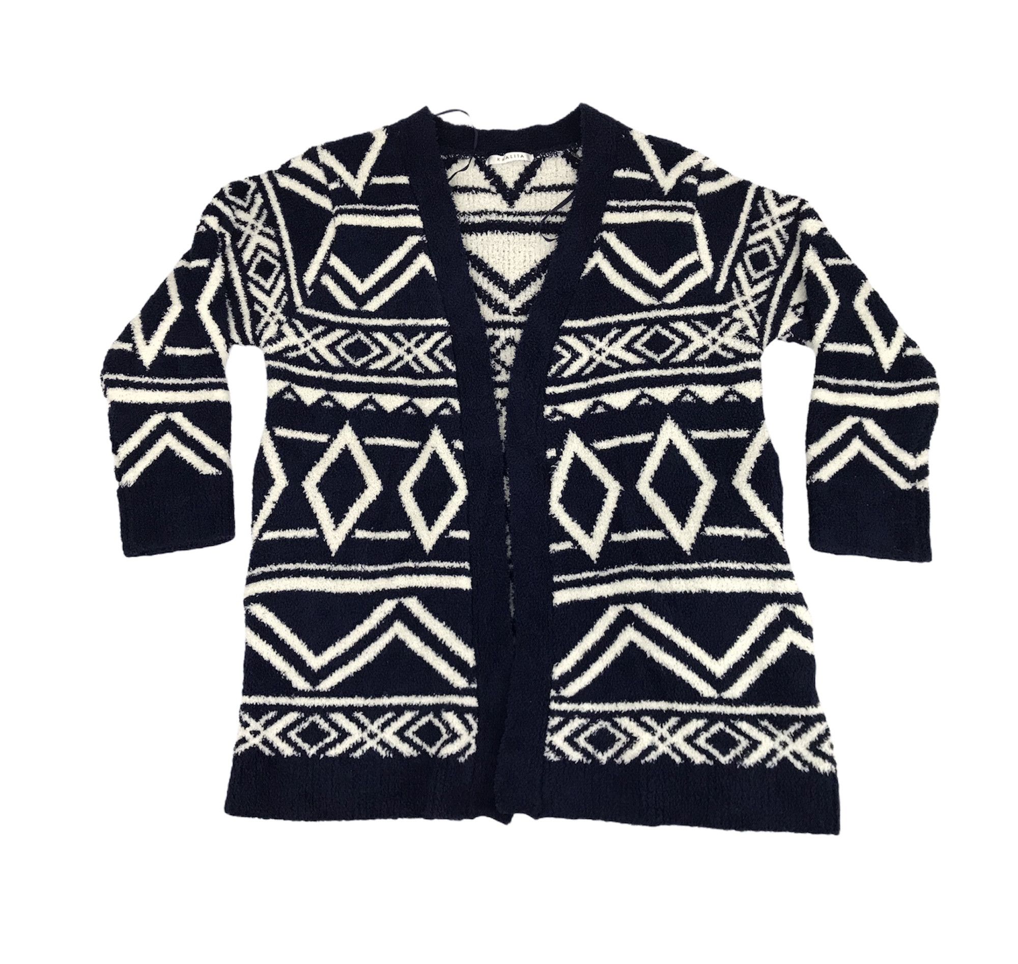 Other Vintage Khalita Ethic Native Striped Fleece Cardigan Jacket Size US M / EU 48-50 / 2 - 1 Thumbnail