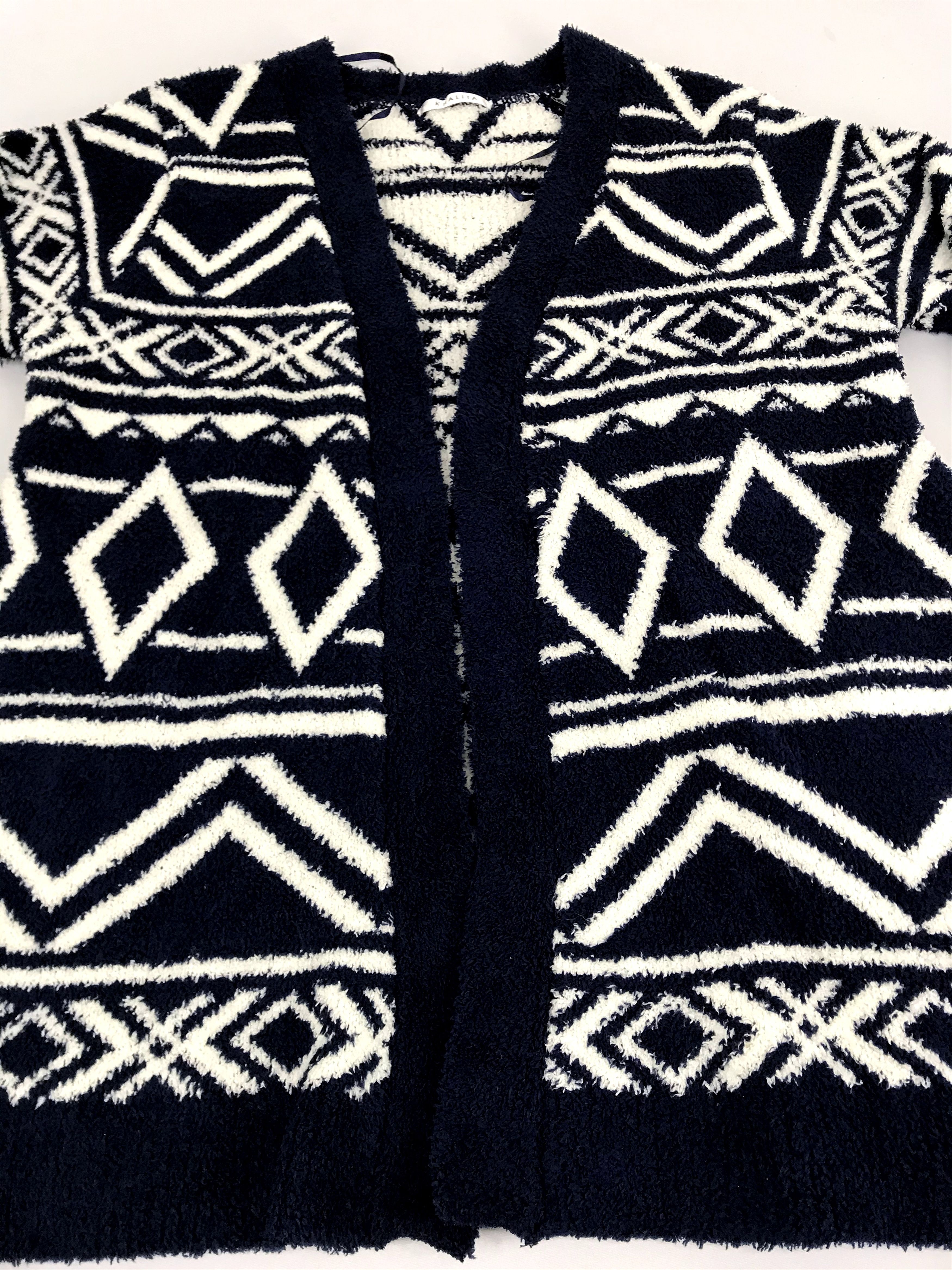 Other Vintage Khalita Ethic Native Striped Fleece Cardigan Jacket Size US M / EU 48-50 / 2 - 3 Thumbnail