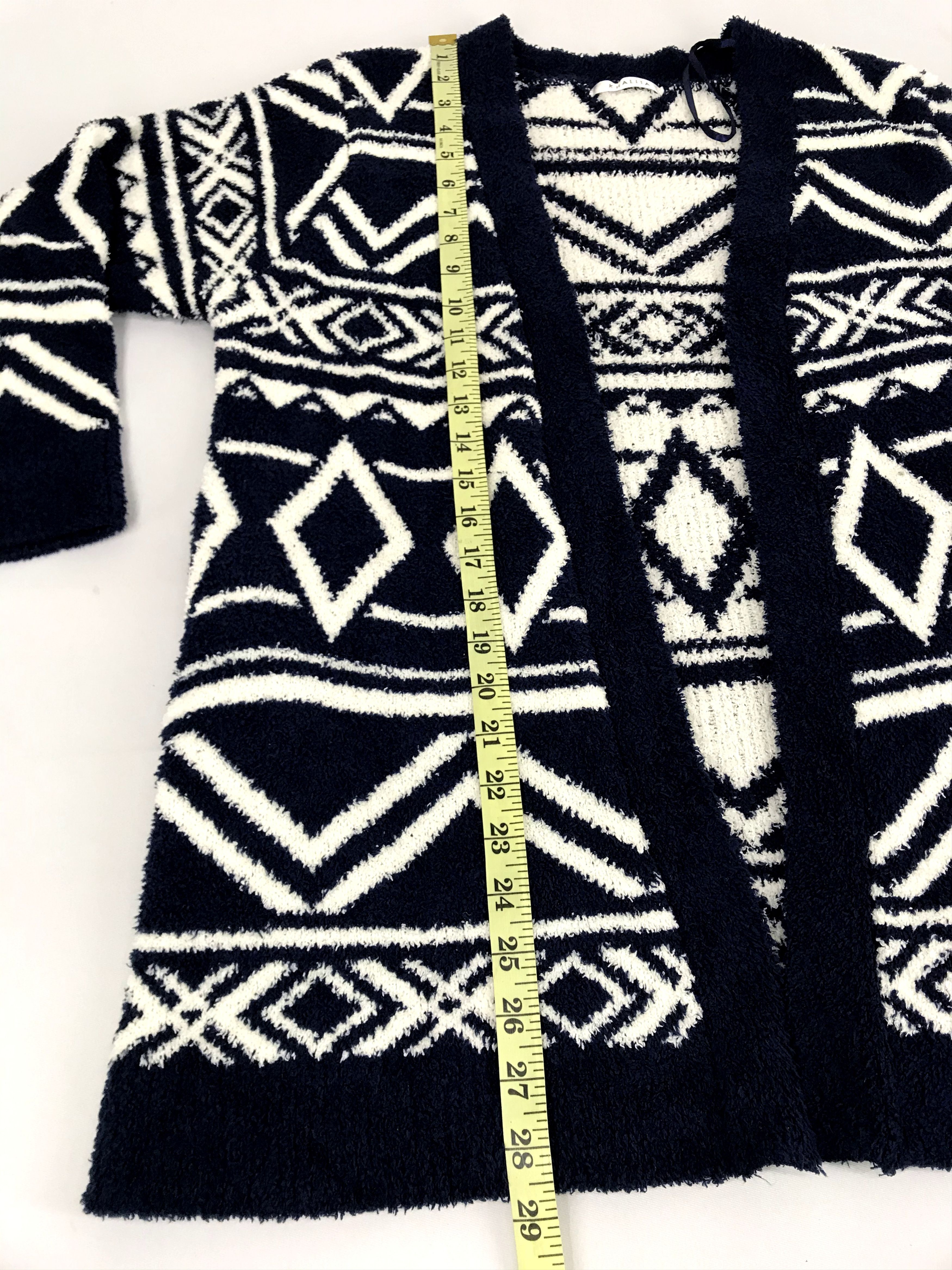 Other Vintage Khalita Ethic Native Striped Fleece Cardigan Jacket Size US M / EU 48-50 / 2 - 9 Thumbnail