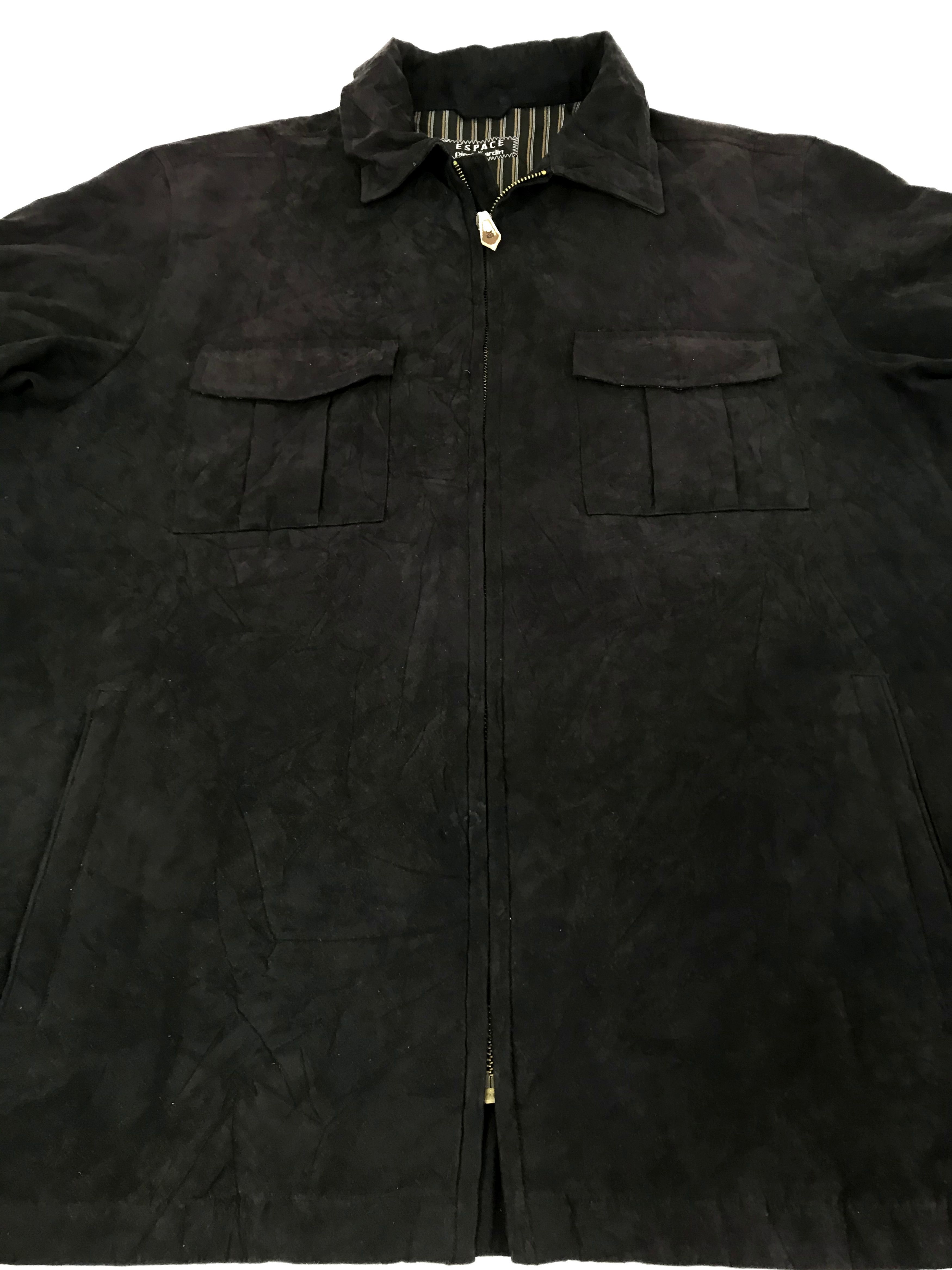 Designer Vintage Espace by Pierre Cardin Jacket Double Pockets Size US XL / EU 56 / 4 - 2 Thumbnail