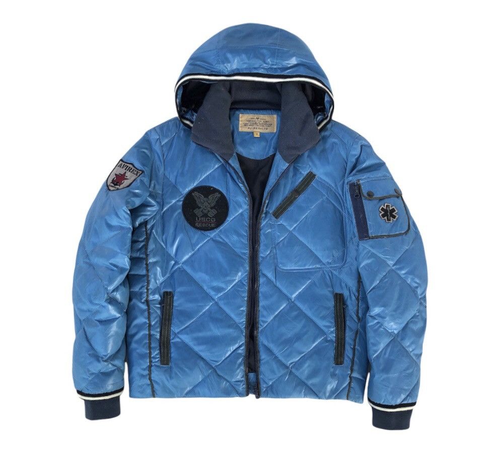 Avirex Avirex AF-75 USCG Rescue Down Puffer Hooded Jacket Size US M / EU 48-50 / 2 - 1 Thumbnail