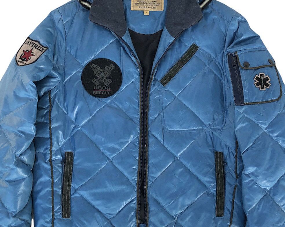 Avirex Avirex AF-75 USCG Rescue Down Puffer Hooded Jacket Size US M / EU 48-50 / 2 - 3 Thumbnail