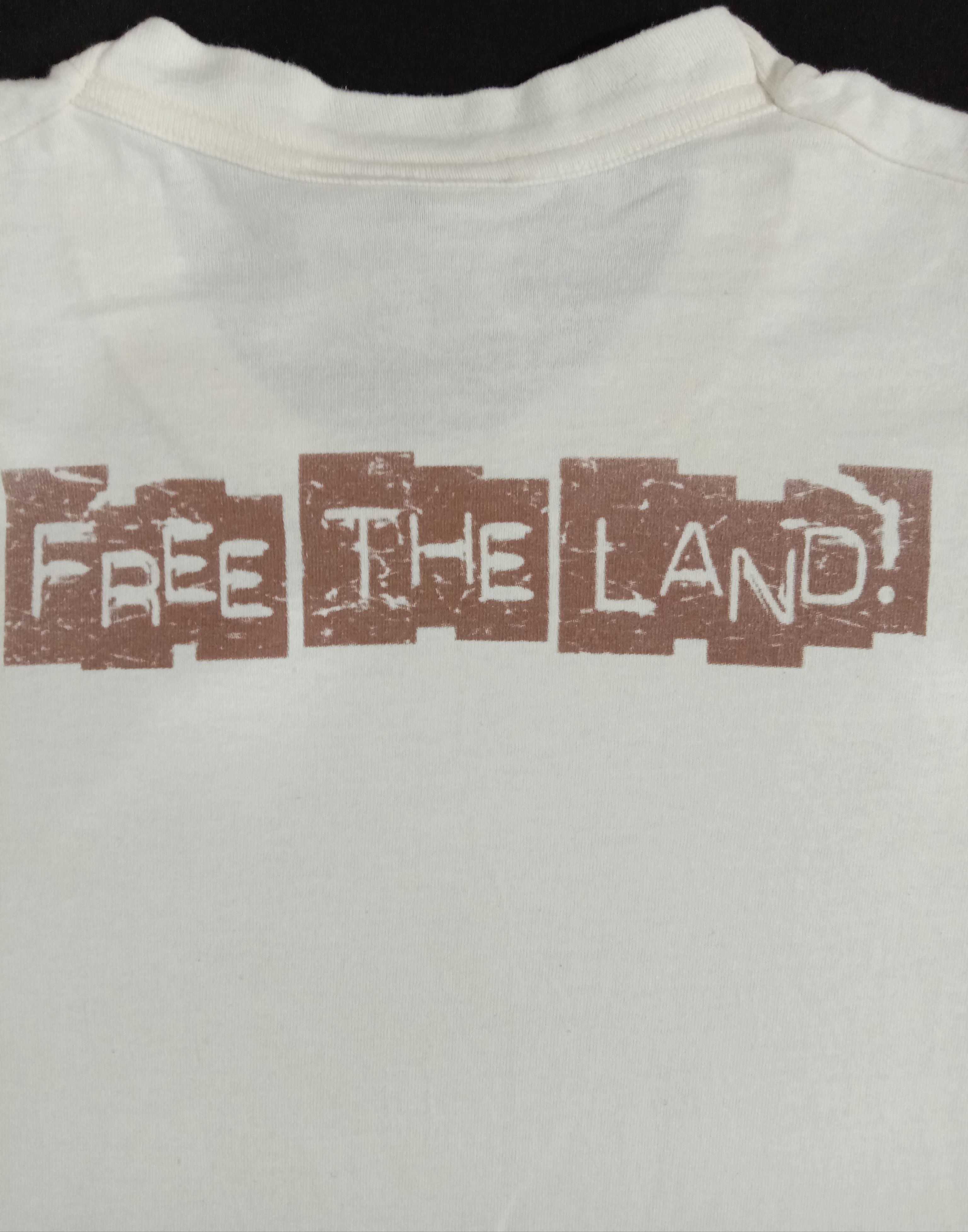 Rap Tees Pnb Nation Hip Hop Used Soldier 'FREE THE LAND' Art Shirt Size US XL / EU 56 / 4 - 5 Thumbnail