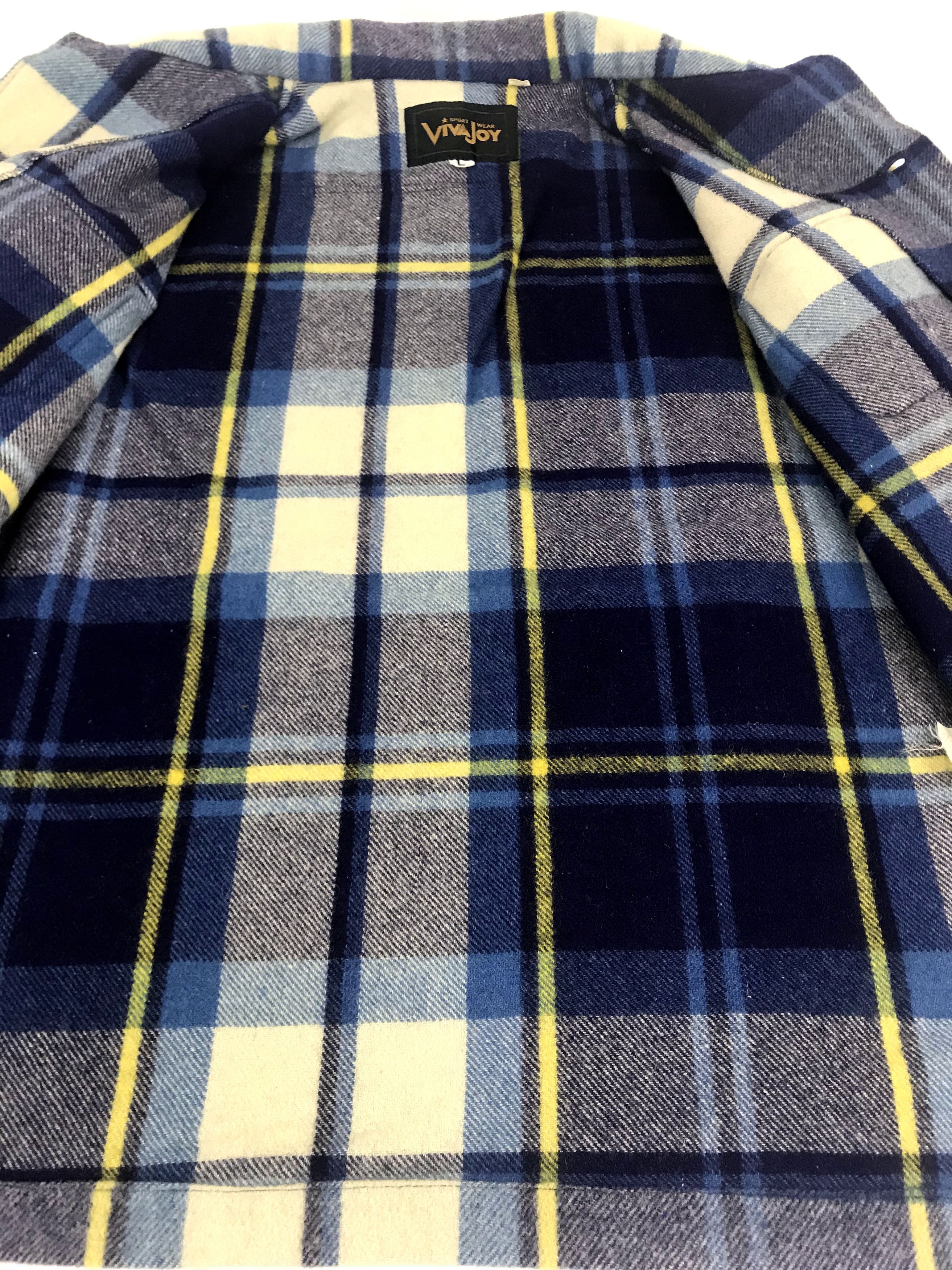 Flannel Vintage Viva Joy Japan Western Shirt Plaid Check Striped Size US M / EU 48-50 / 2 - 4 Thumbnail