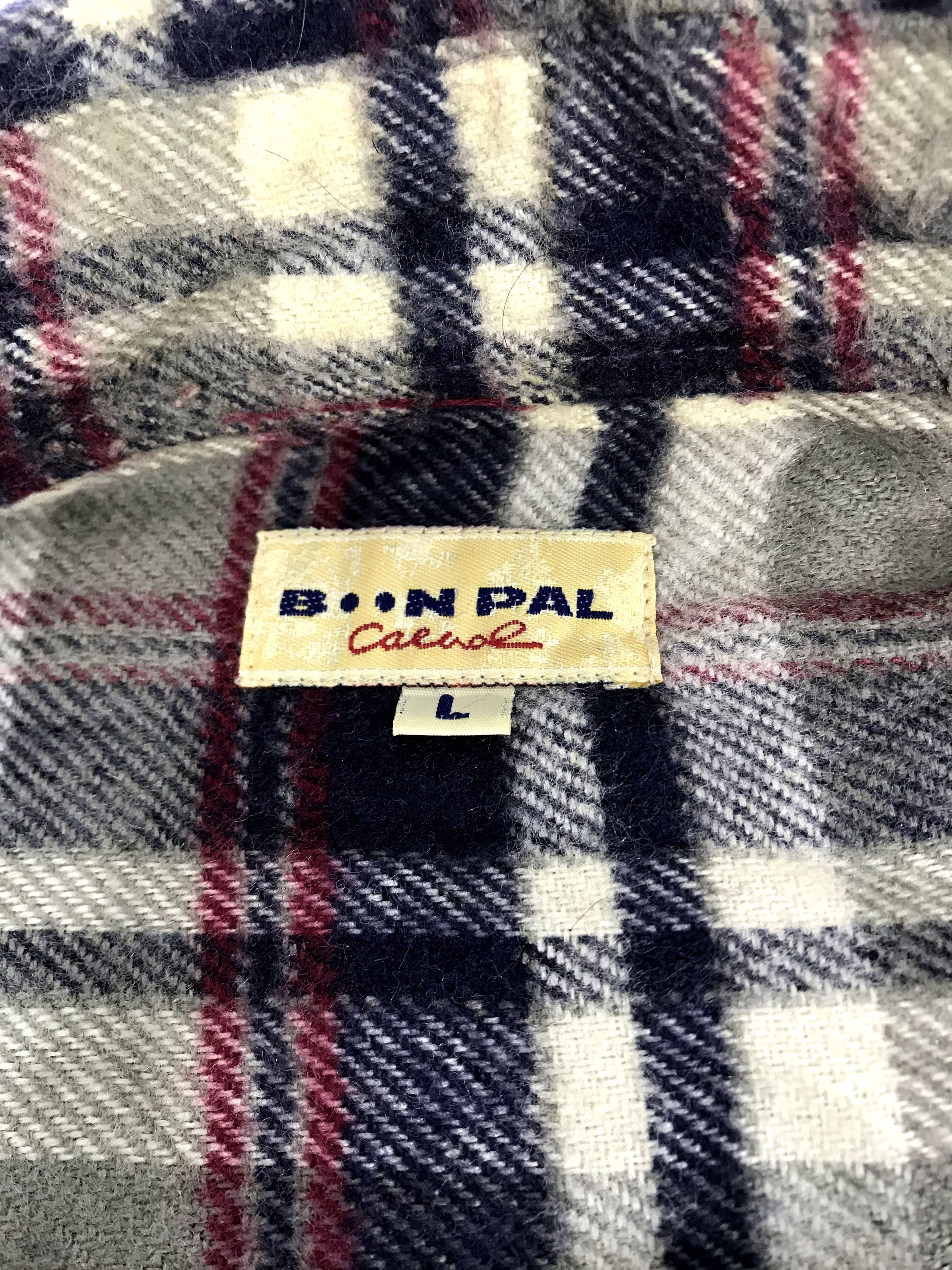 Flannel Vintage Boon Pal Casual Double Pockets Shirt Plaid Check Size US L / EU 52-54 / 3 - 5 Thumbnail