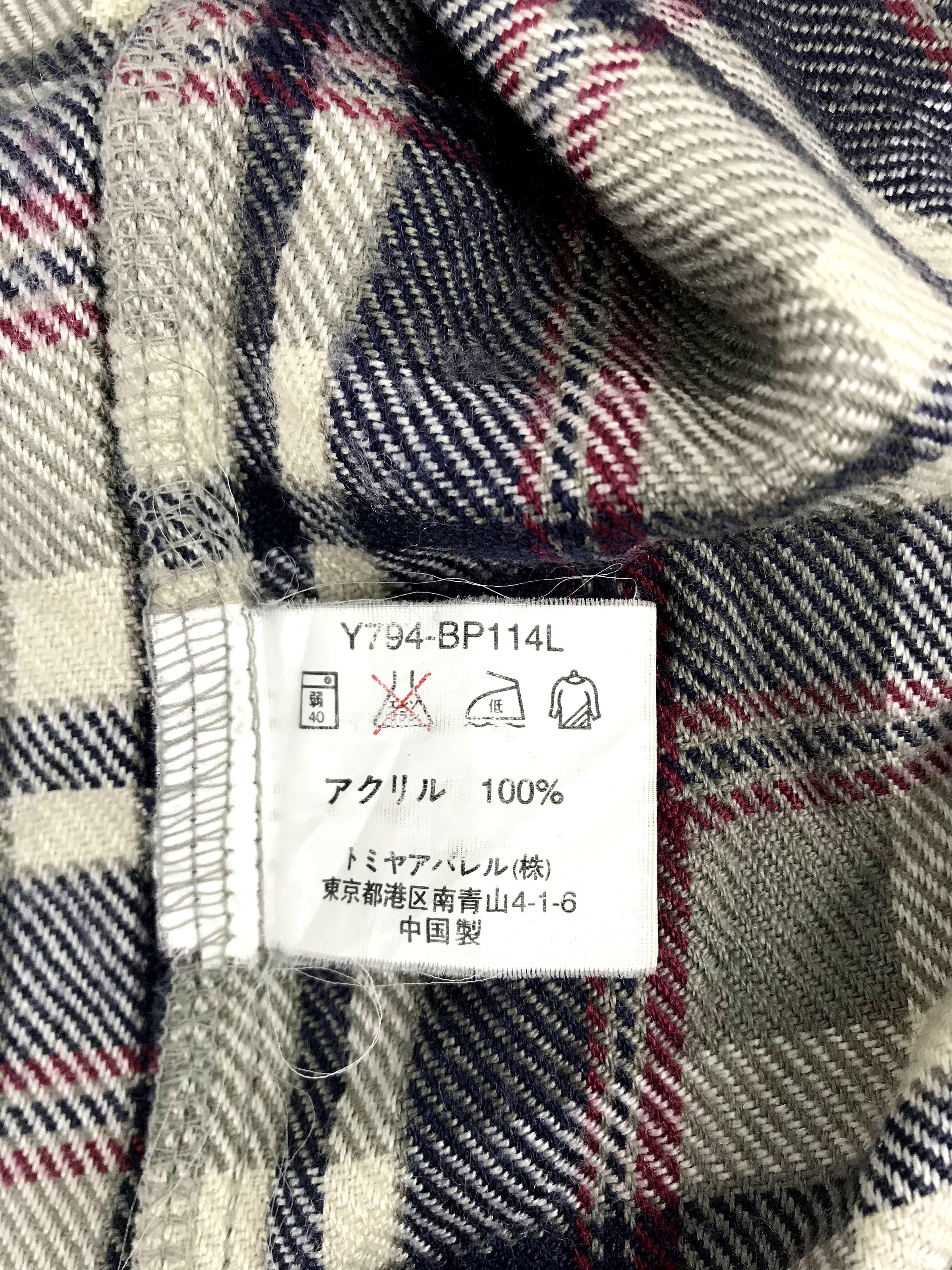 Flannel Vintage Boon Pal Casual Double Pockets Shirt Plaid Check Size US L / EU 52-54 / 3 - 6 Thumbnail