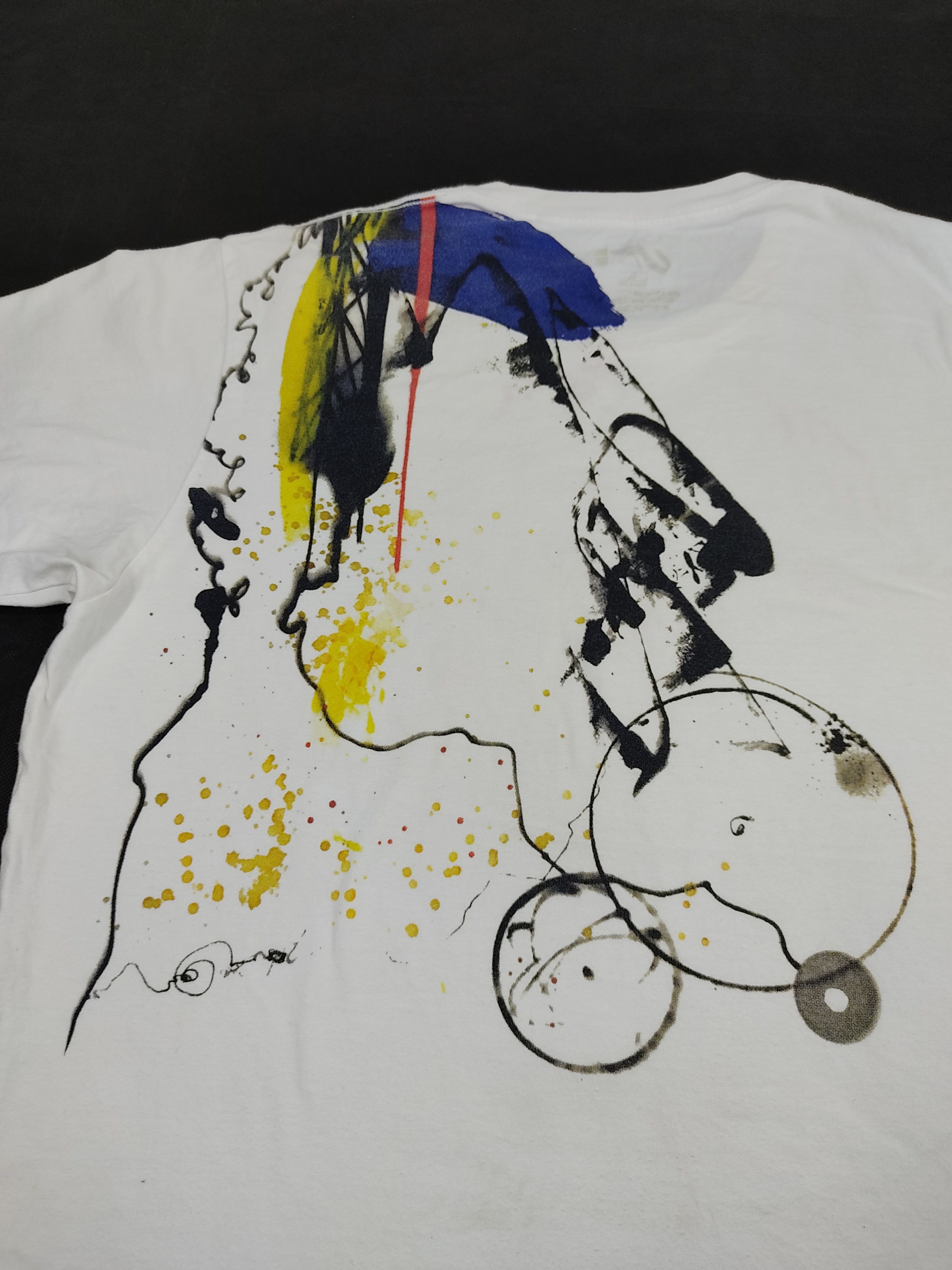 Designer Futura Abstract Expressionist Art Splash Paint Tee Size US L / EU 52-54 / 3 - 3 Thumbnail