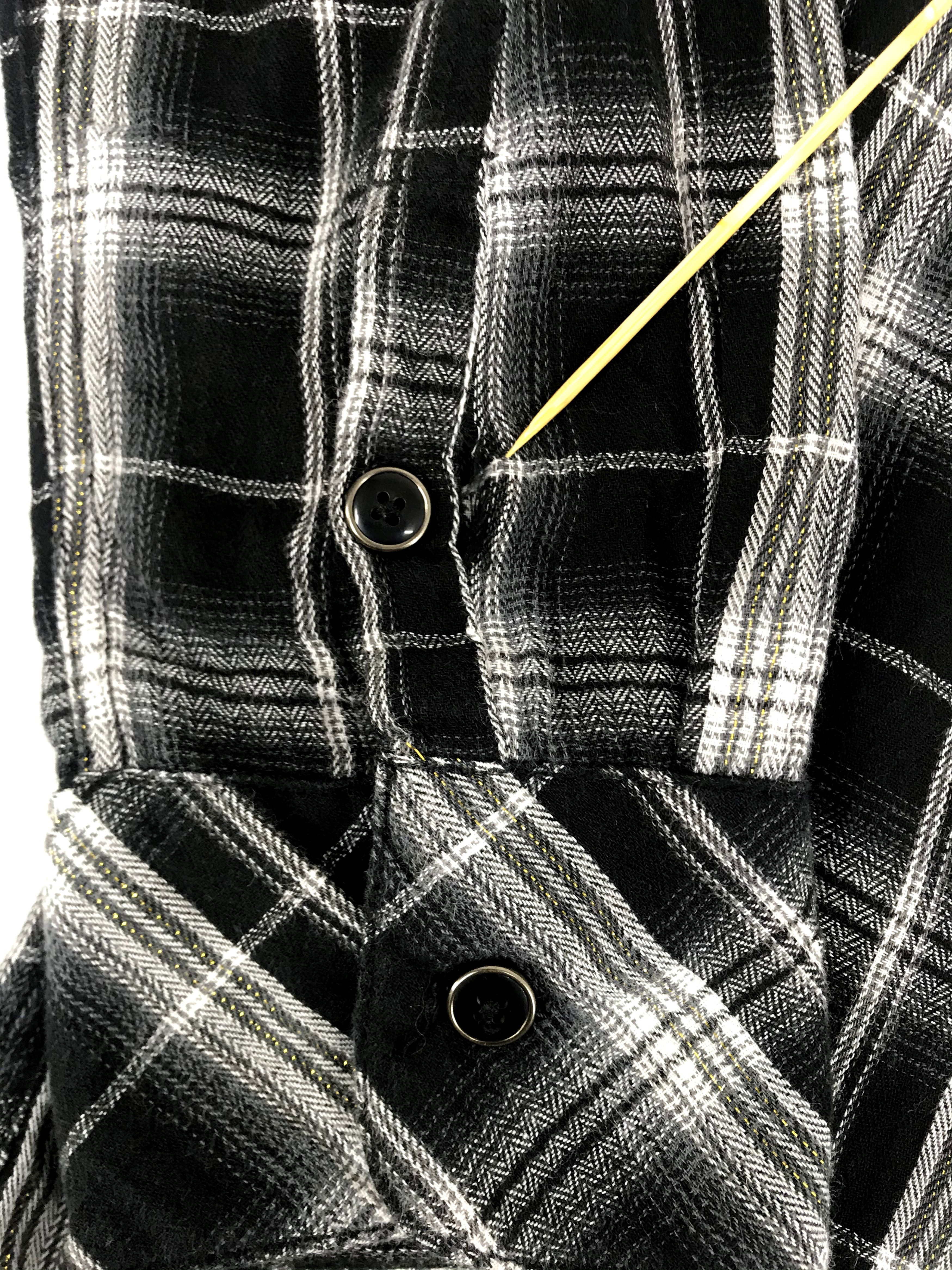 Flannel Vintage Russ-k Flannel Shirt Double Pockets Button Down Size US M / EU 48-50 / 2 - 4 Thumbnail