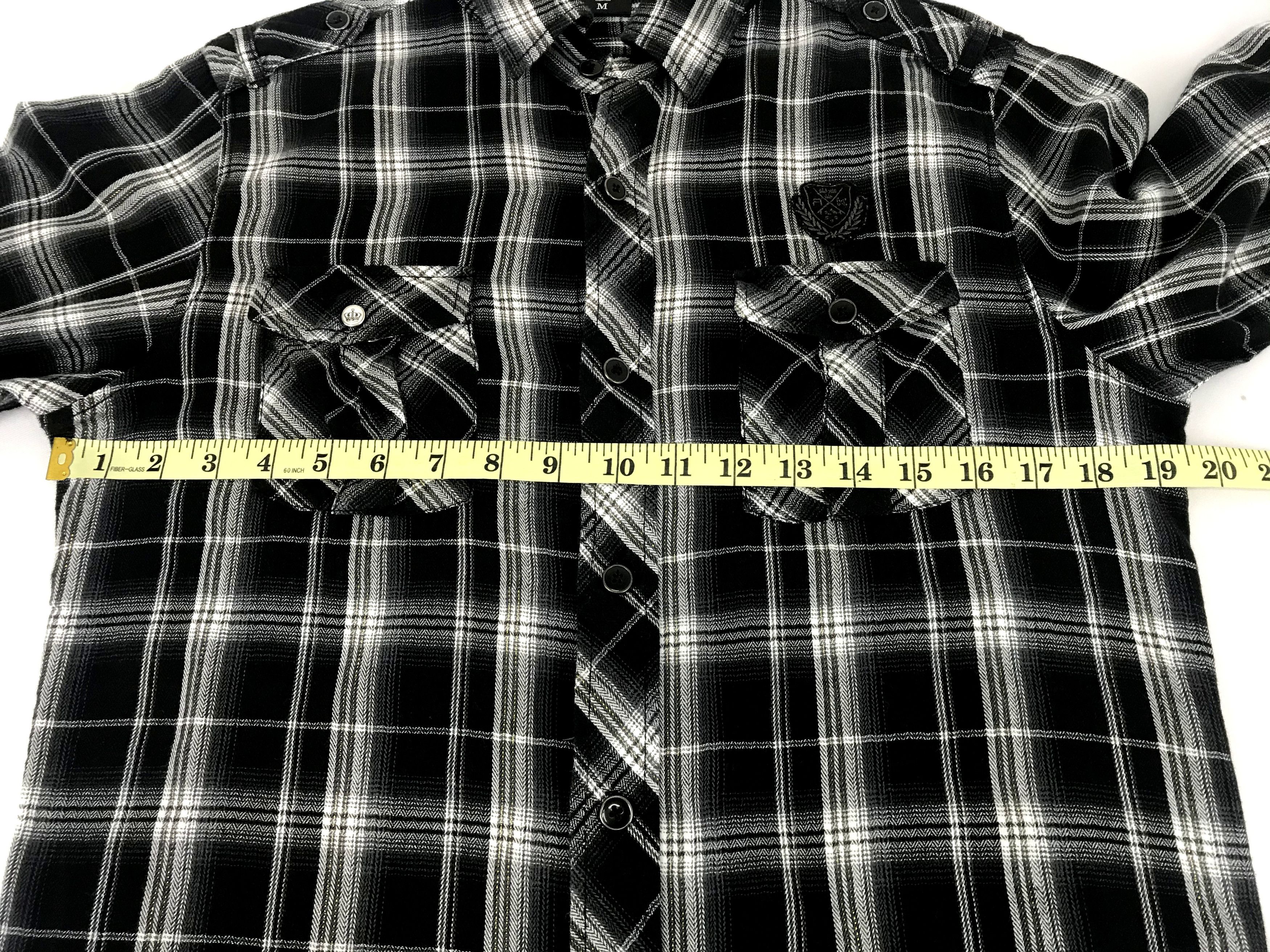 Flannel Vintage Russ-k Flannel Shirt Double Pockets Button Down Size US M / EU 48-50 / 2 - 10 Thumbnail