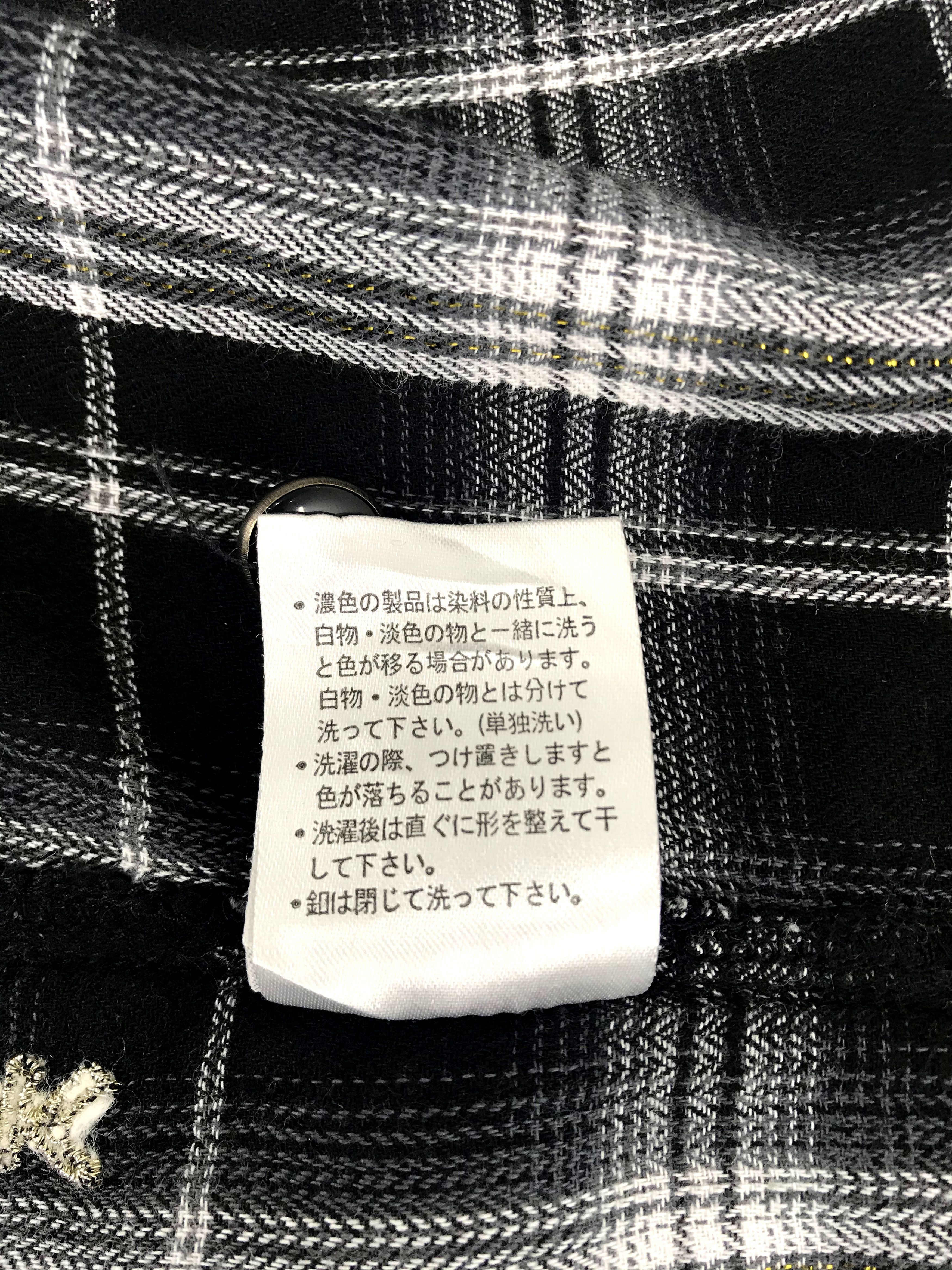 Flannel Vintage Russ-k Flannel Shirt Double Pockets Button Down Size US M / EU 48-50 / 2 - 9 Thumbnail
