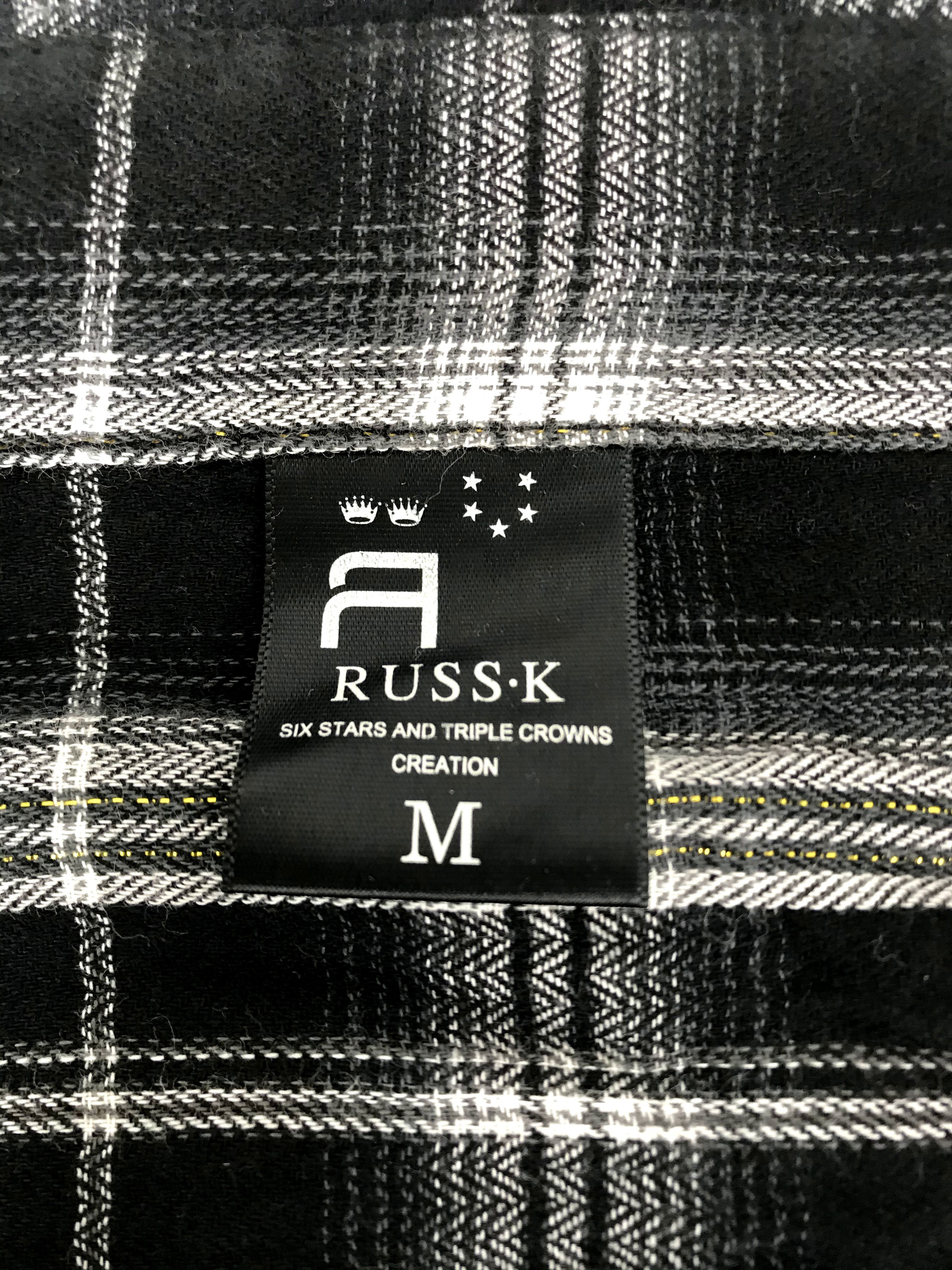 Flannel Vintage Russ-k Flannel Shirt Double Pockets Button Down Size US M / EU 48-50 / 2 - 7 Thumbnail