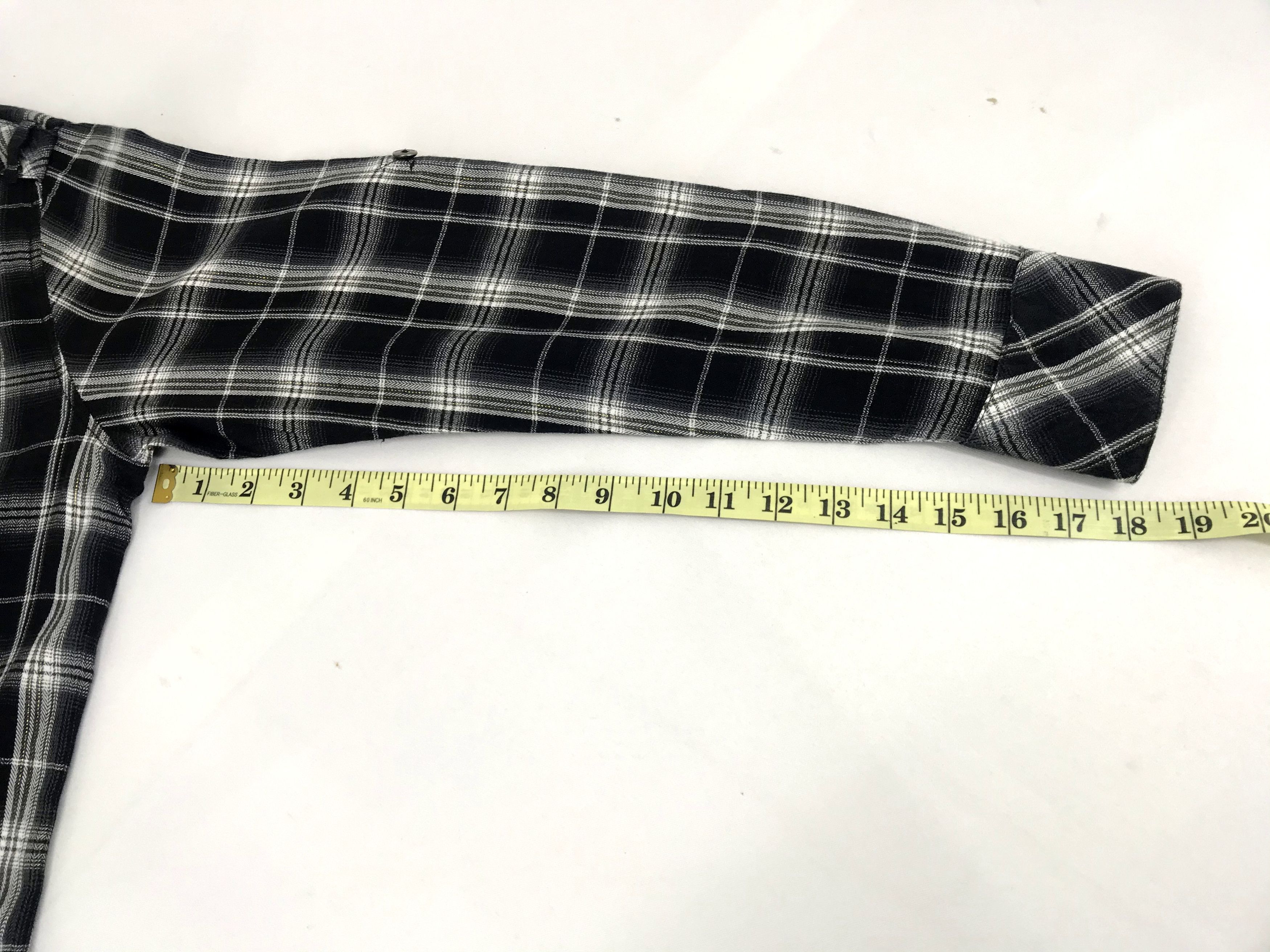 Flannel Vintage Russ-k Flannel Shirt Double Pockets Button Down Size US M / EU 48-50 / 2 - 12 Thumbnail