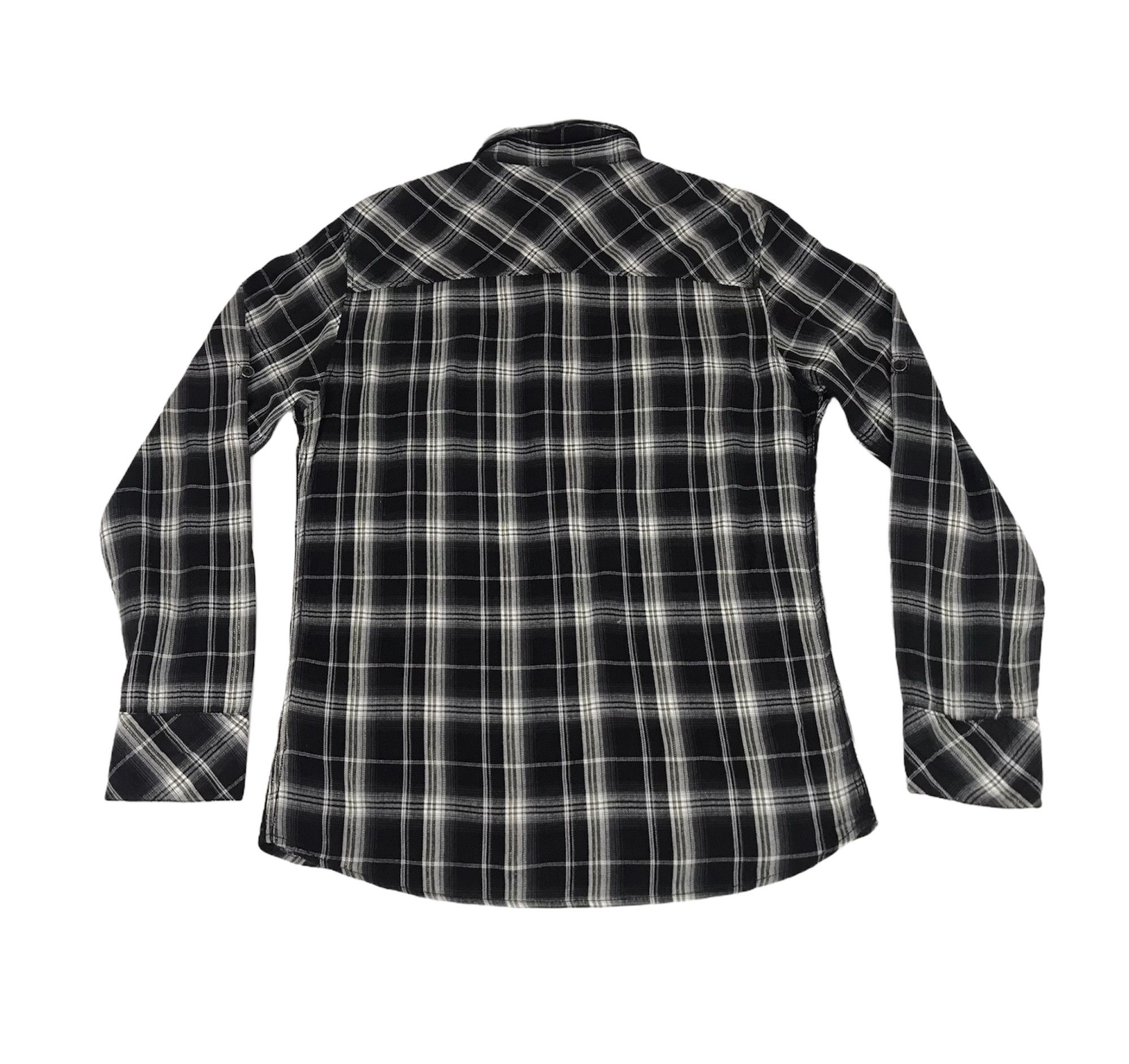 Flannel Vintage Russ-k Flannel Shirt Double Pockets Button Down Size US M / EU 48-50 / 2 - 2 Thumbnail