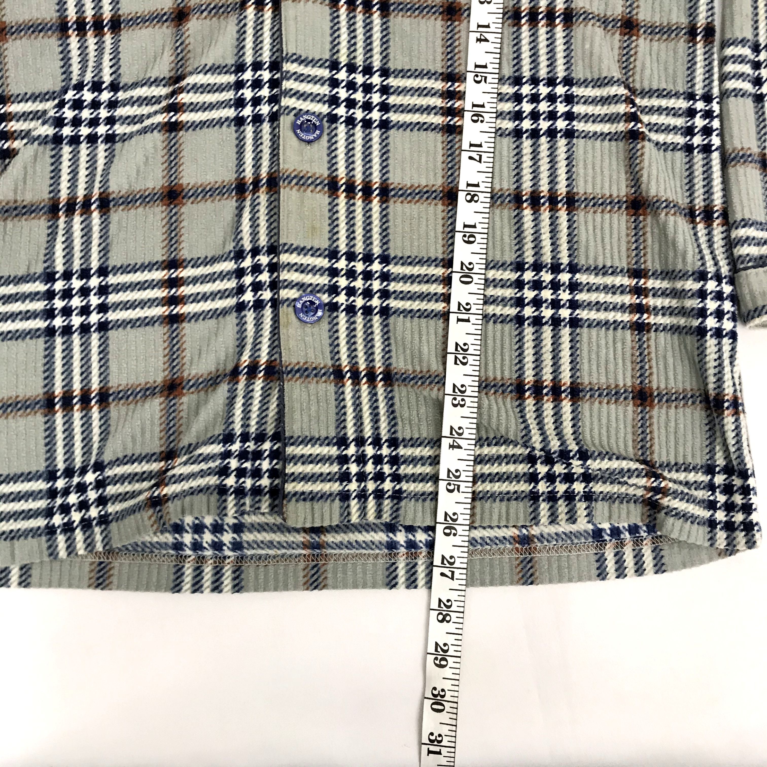 Hang Ten Vintage Hang Ten Flannel Corduroy Plaid Checked Shirt Size US M / EU 48-50 / 2 - 7 Thumbnail
