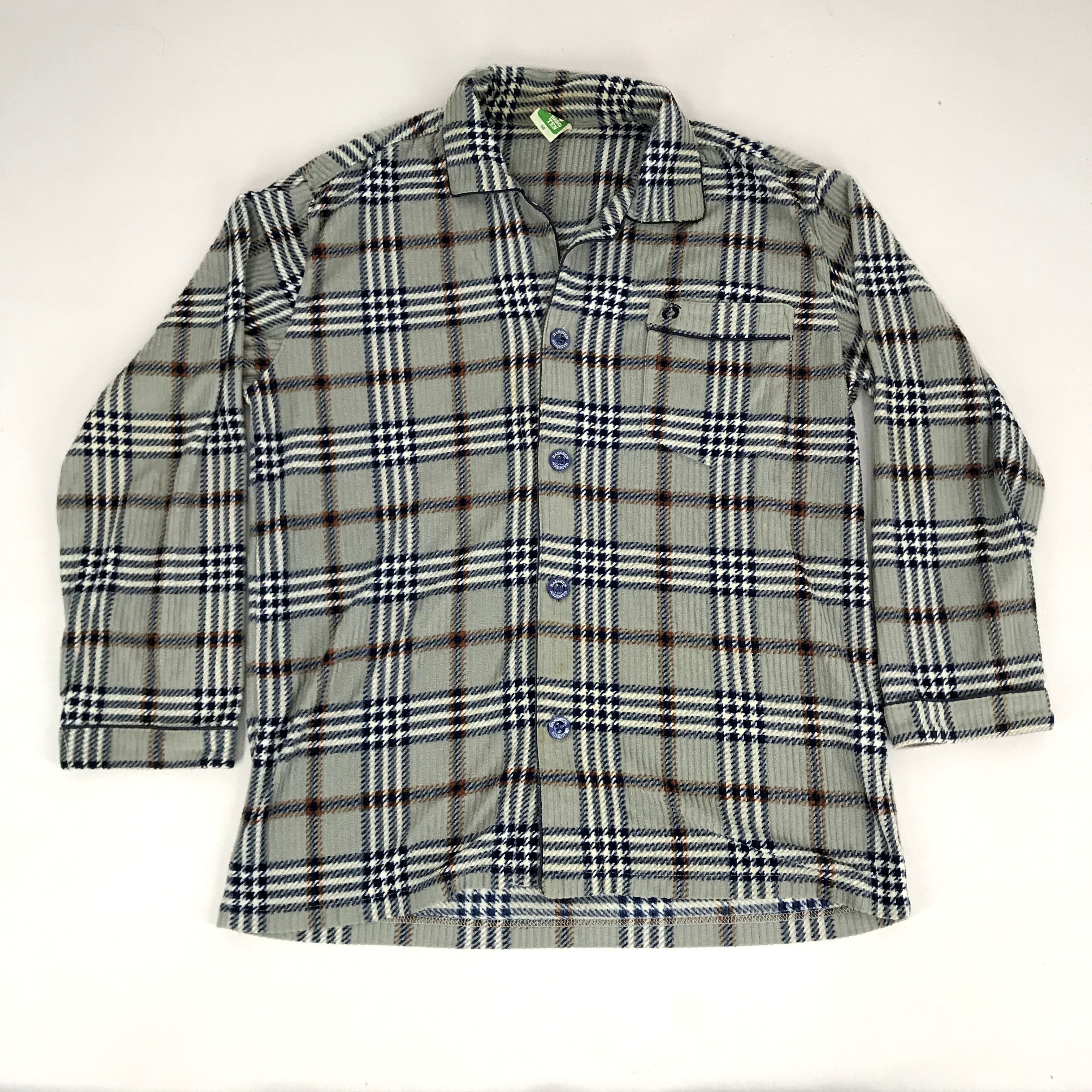 Hang Ten Vintage Hang Ten Flannel Corduroy Plaid Checked Shirt Size US M / EU 48-50 / 2 - 1 Thumbnail