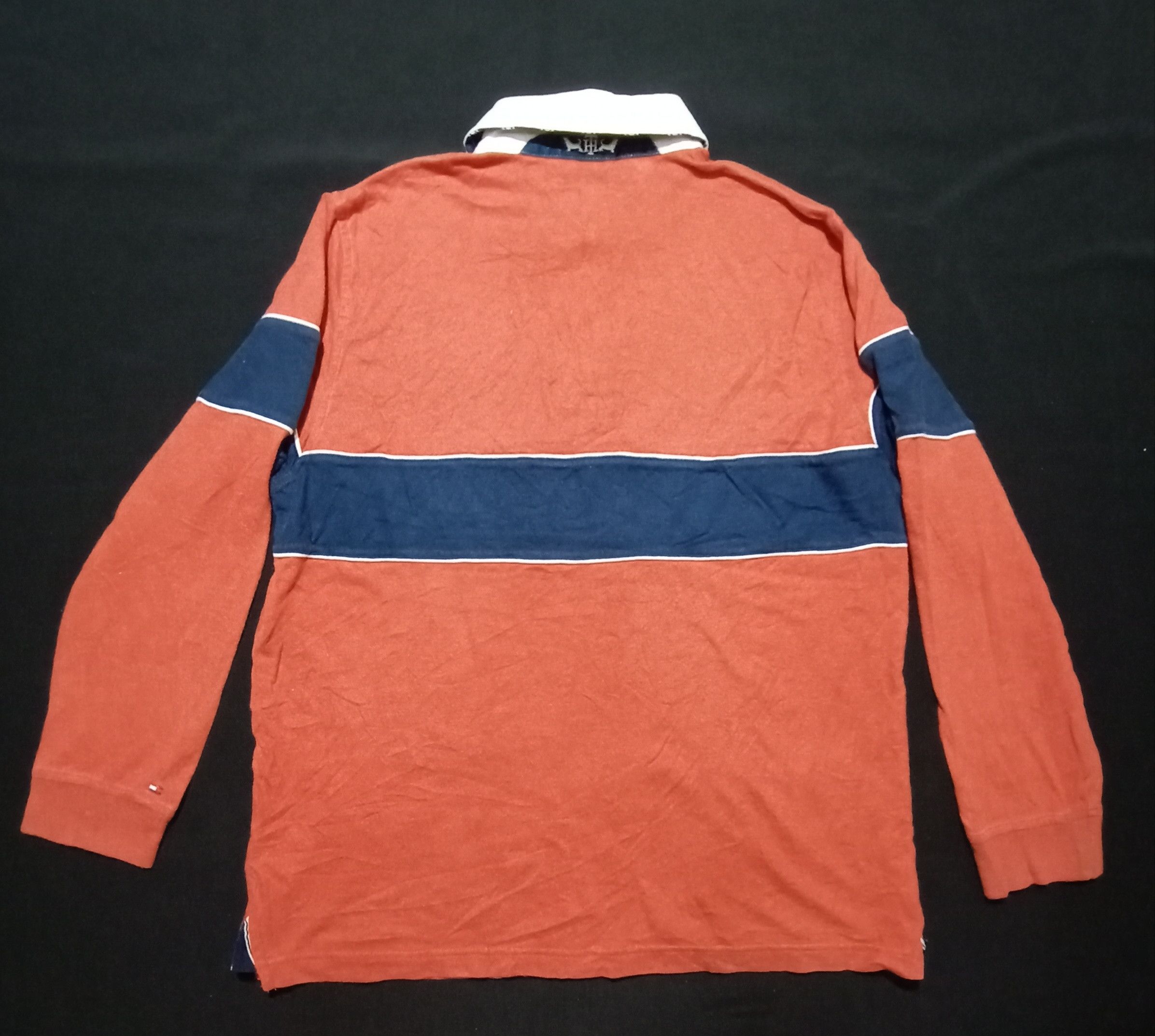Tommy Hilfiger Tommy Hilfiger Long Sleeve Polo Shirt Embroidery Logo Size US L / EU 52-54 / 3 - 4 Thumbnail