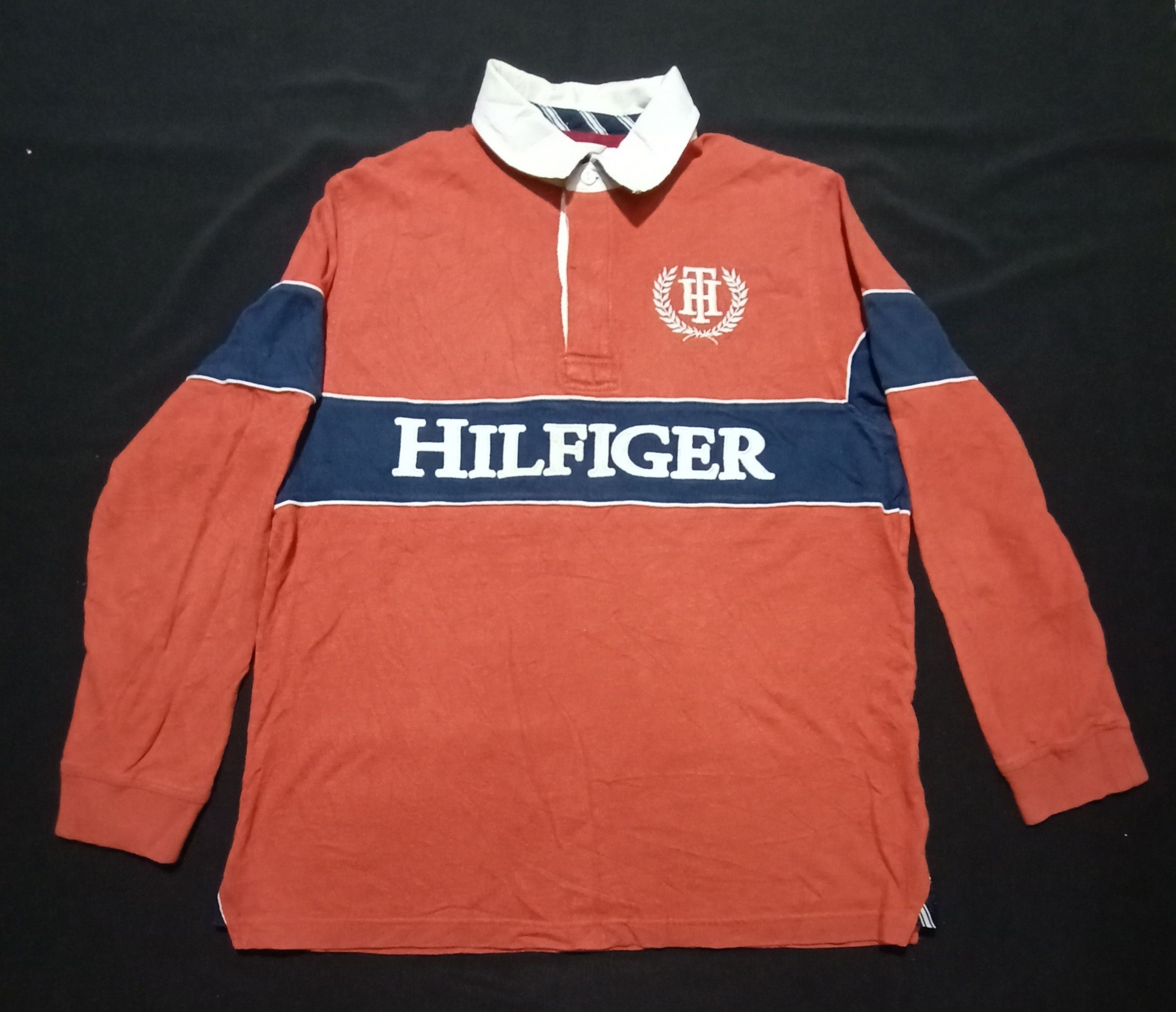 Tommy Hilfiger Tommy Hilfiger Long Sleeve Polo Shirt Embroidery Logo Size US L / EU 52-54 / 3 - 1 Thumbnail