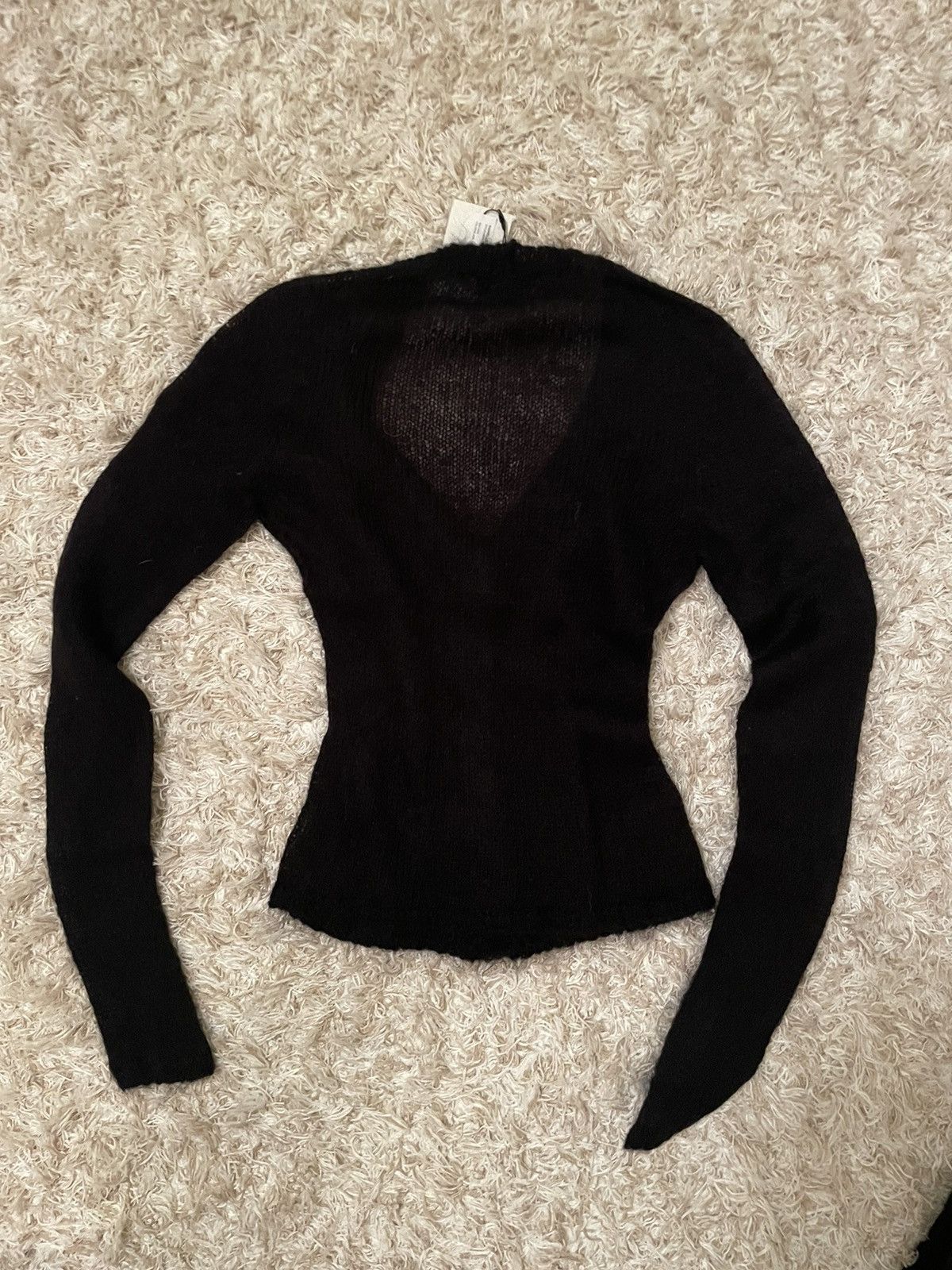 Danielle Guizio V-neck Mohair Cardigan