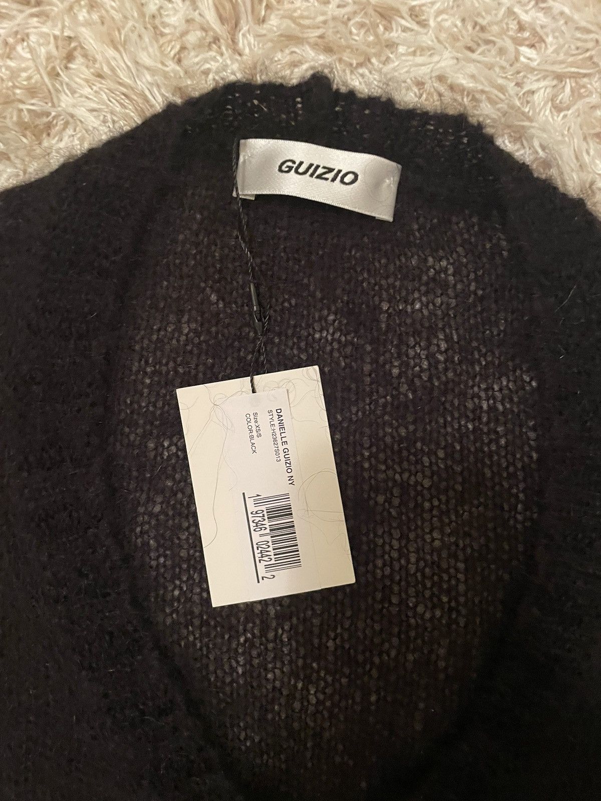 Guizio Danielle Guizio V-neck Mohair Cardigan Size S / US 4 / IT 40 - 2 Thumbnail