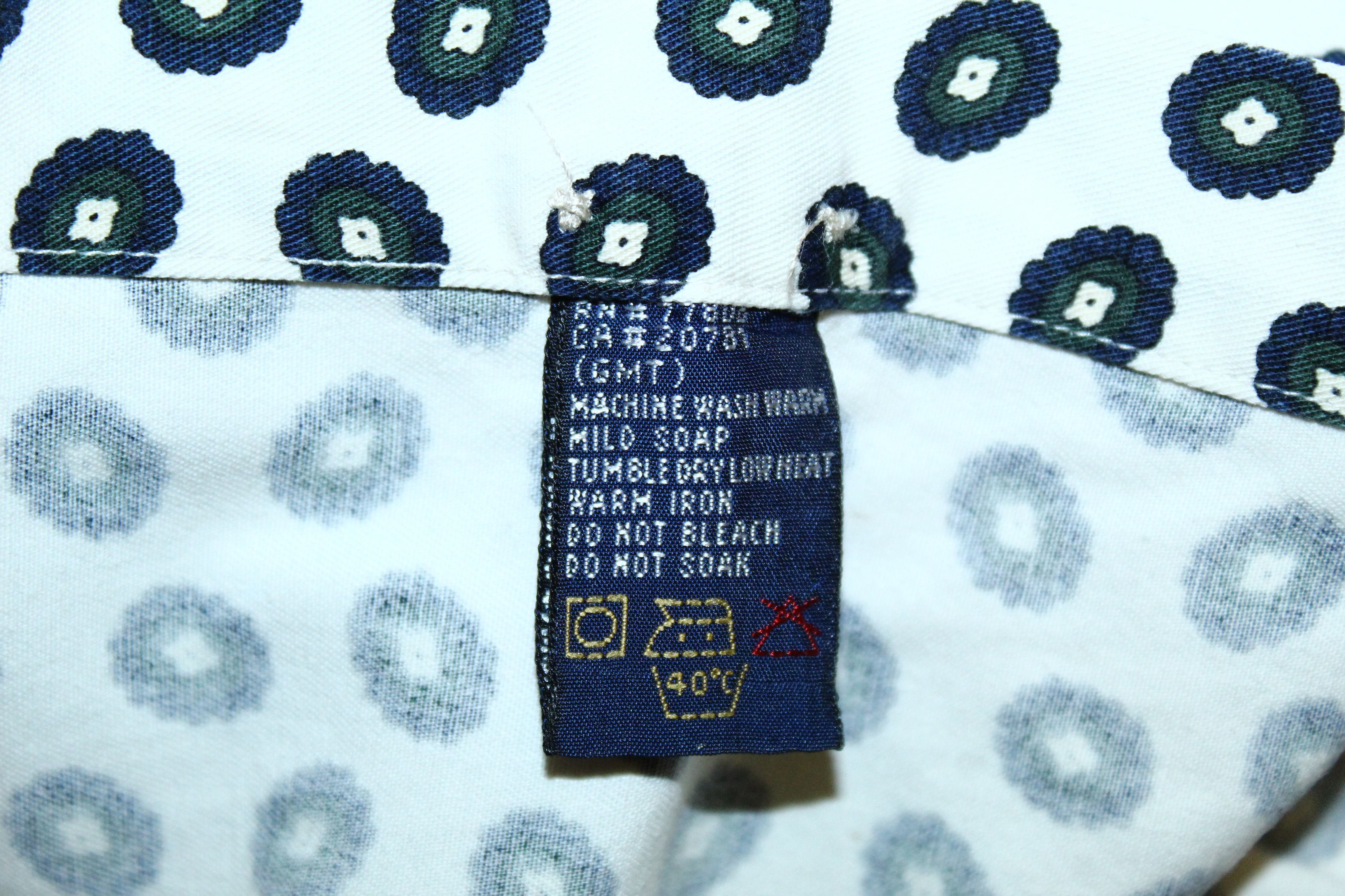 Tommy Hilfiger 90s Tommy Hilfiger Lion Crest Paisley Printed Baggy Shirt Size US L / EU 52-54 / 3 - 8 Thumbnail
