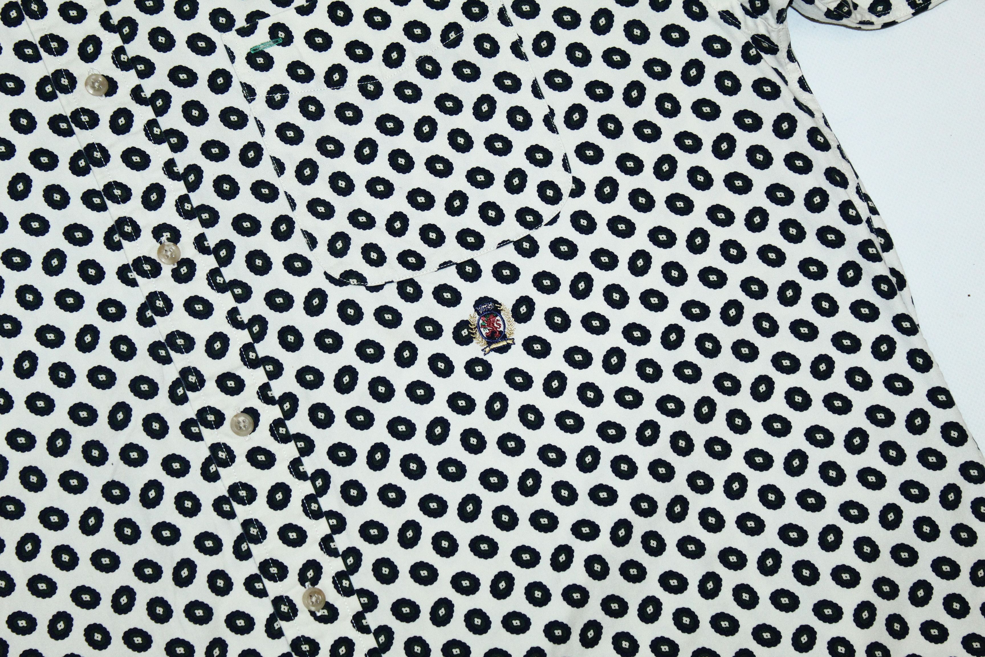 Tommy Hilfiger 90s Tommy Hilfiger Lion Crest Paisley Printed Baggy Shirt Size US L / EU 52-54 / 3 - 3 Thumbnail