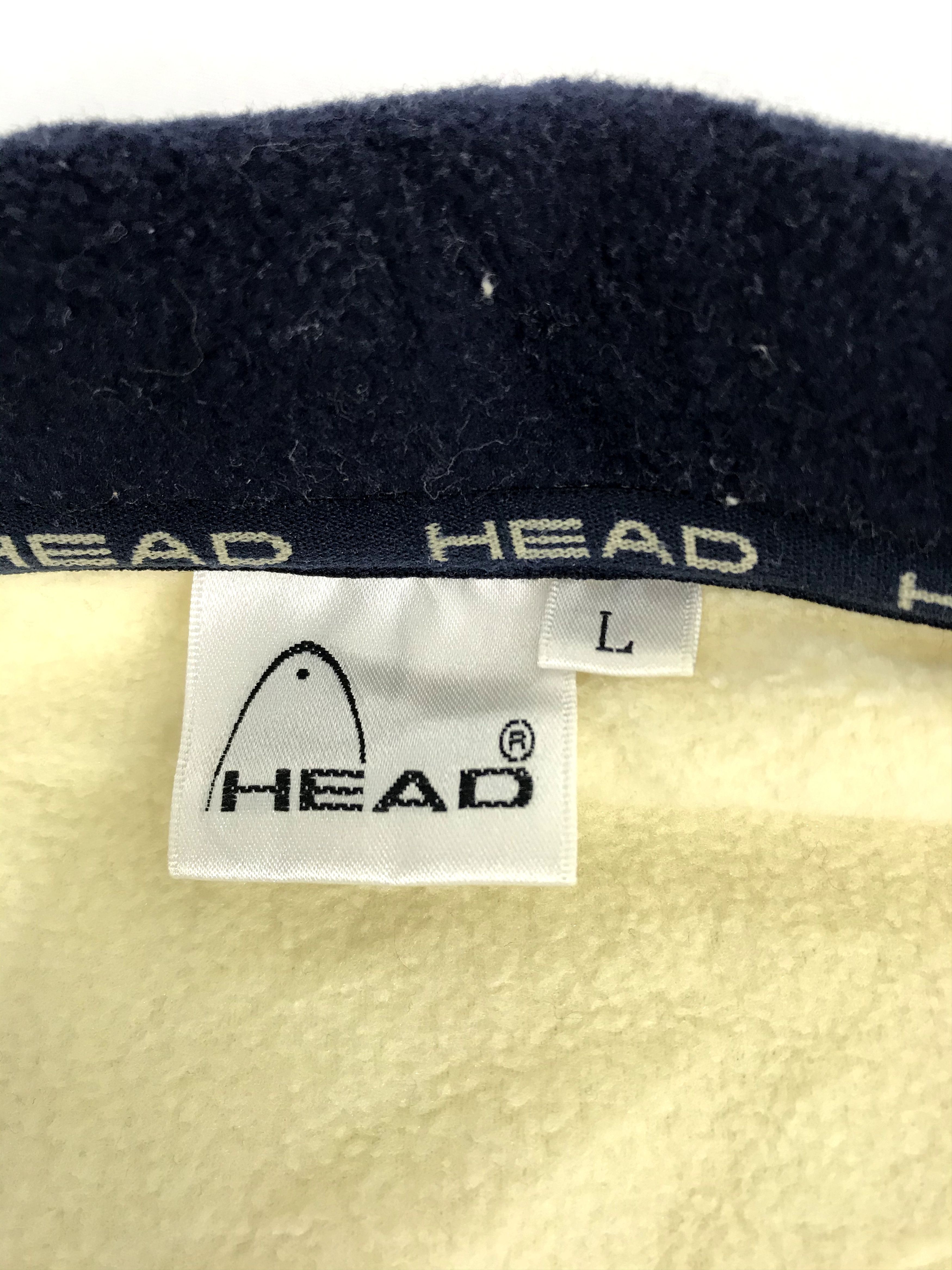 Vintage Vintage Head Fleece Pull Over Sweatshirt Jacket Streetwear Size US L / EU 52-54 / 3 - 5 Thumbnail