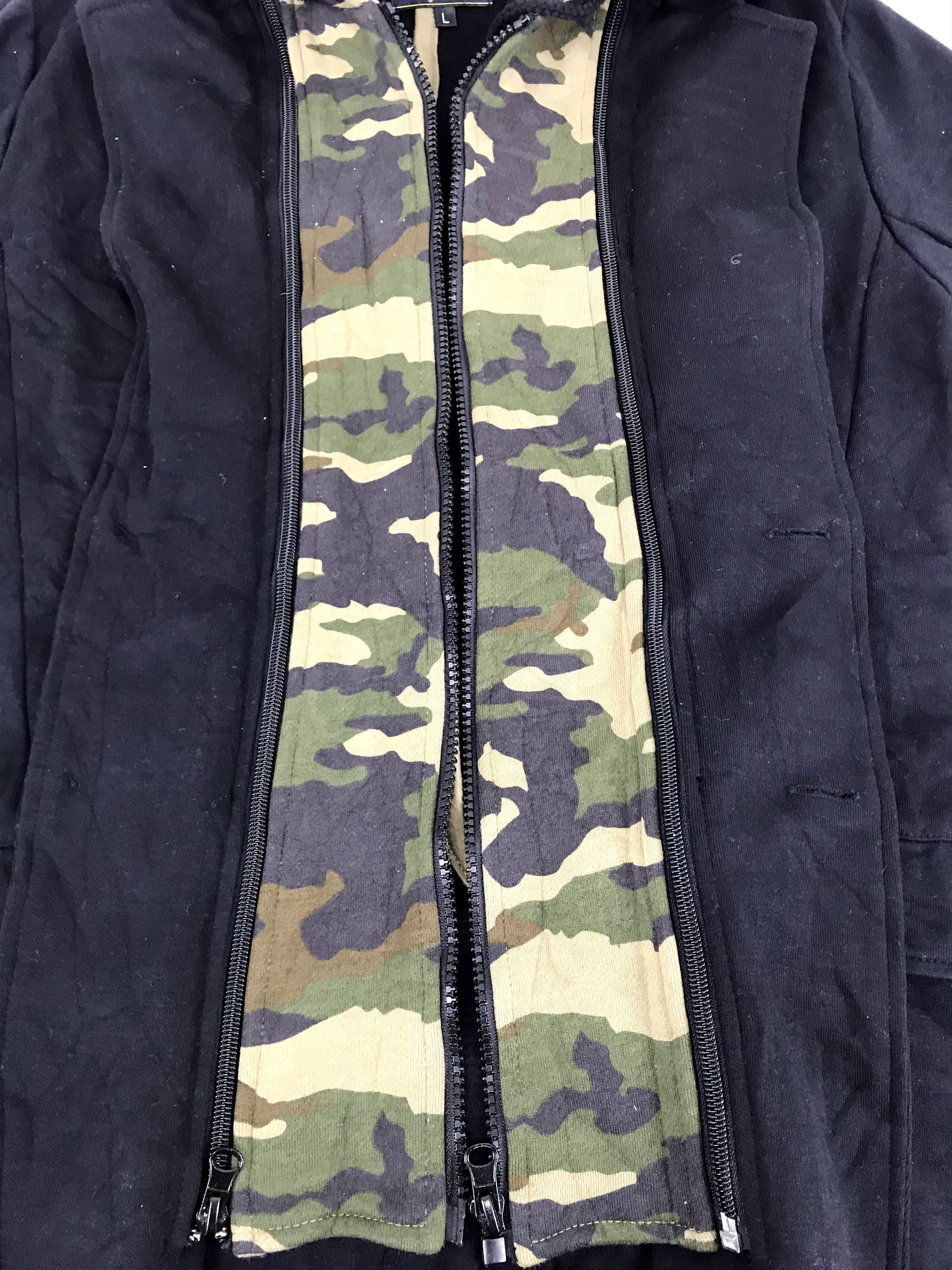 Japanese Brand Vintage Baycrest Camouflage Hood Hoodie Jacket Coat Blazer Size S / US 4 / IT 40 - 4 Thumbnail