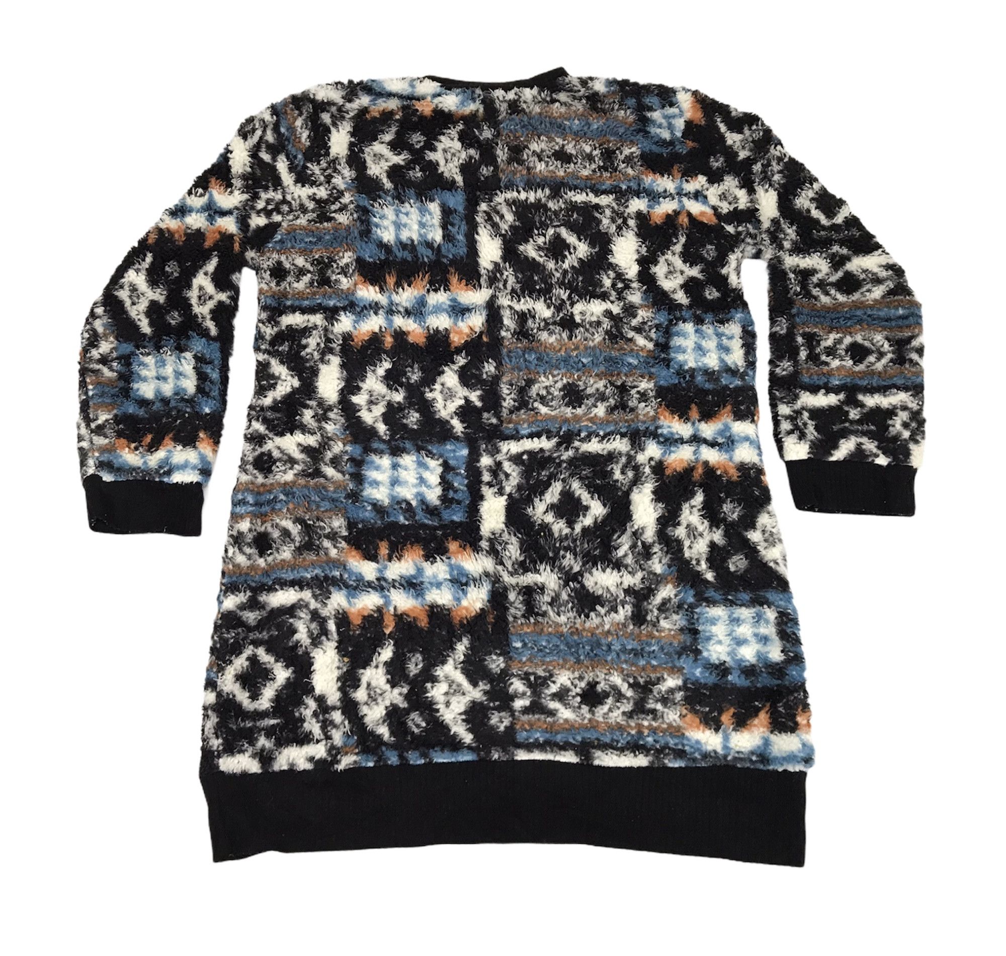 Japanese Brand Art Creer Ethic Native Fleece Sweatshirt Jacket Multicolor Size L / US 10 / IT 46 - 2 Thumbnail