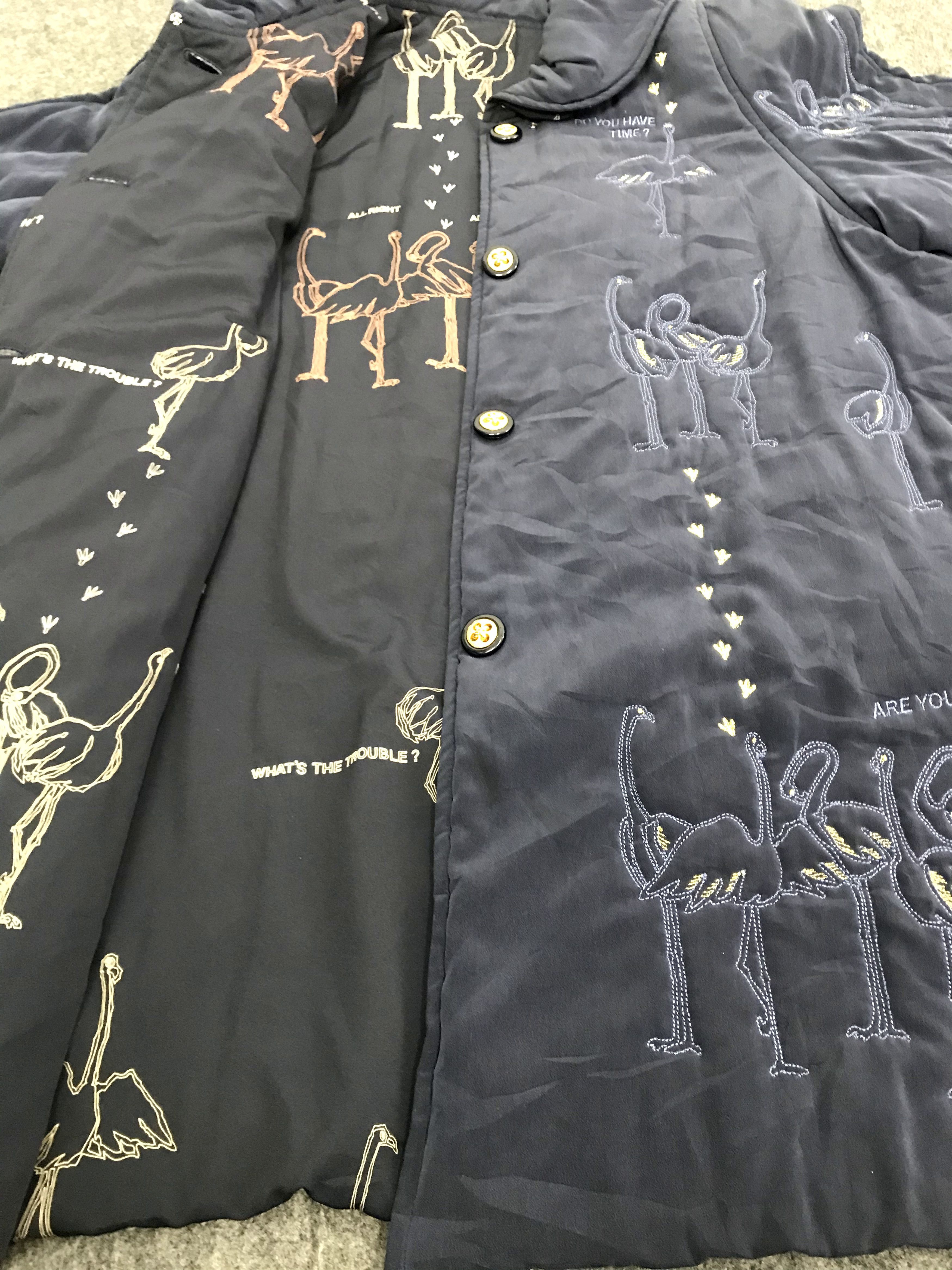 Japanese Brand Vintage Padded Parka Jacket Coat Thick All Over Printed Size XL / US 12-14 / IT 48-50 - 3 Thumbnail