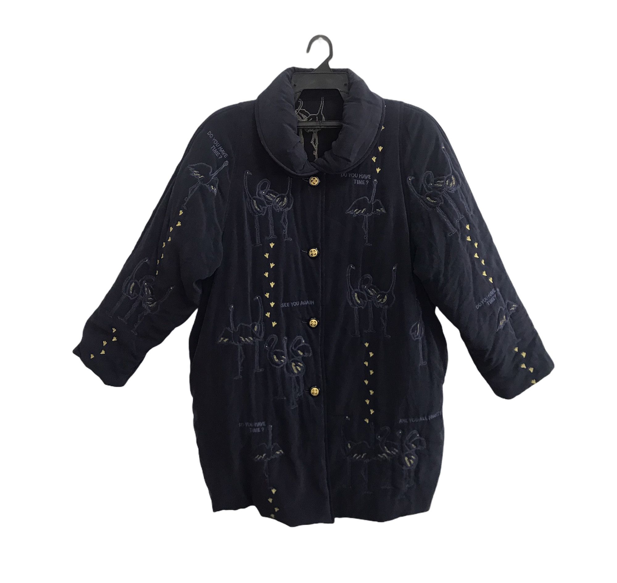 Japanese Brand Vintage Padded Parka Jacket Coat Thick All Over Printed Size XL / US 12-14 / IT 48-50 - 1 Thumbnail