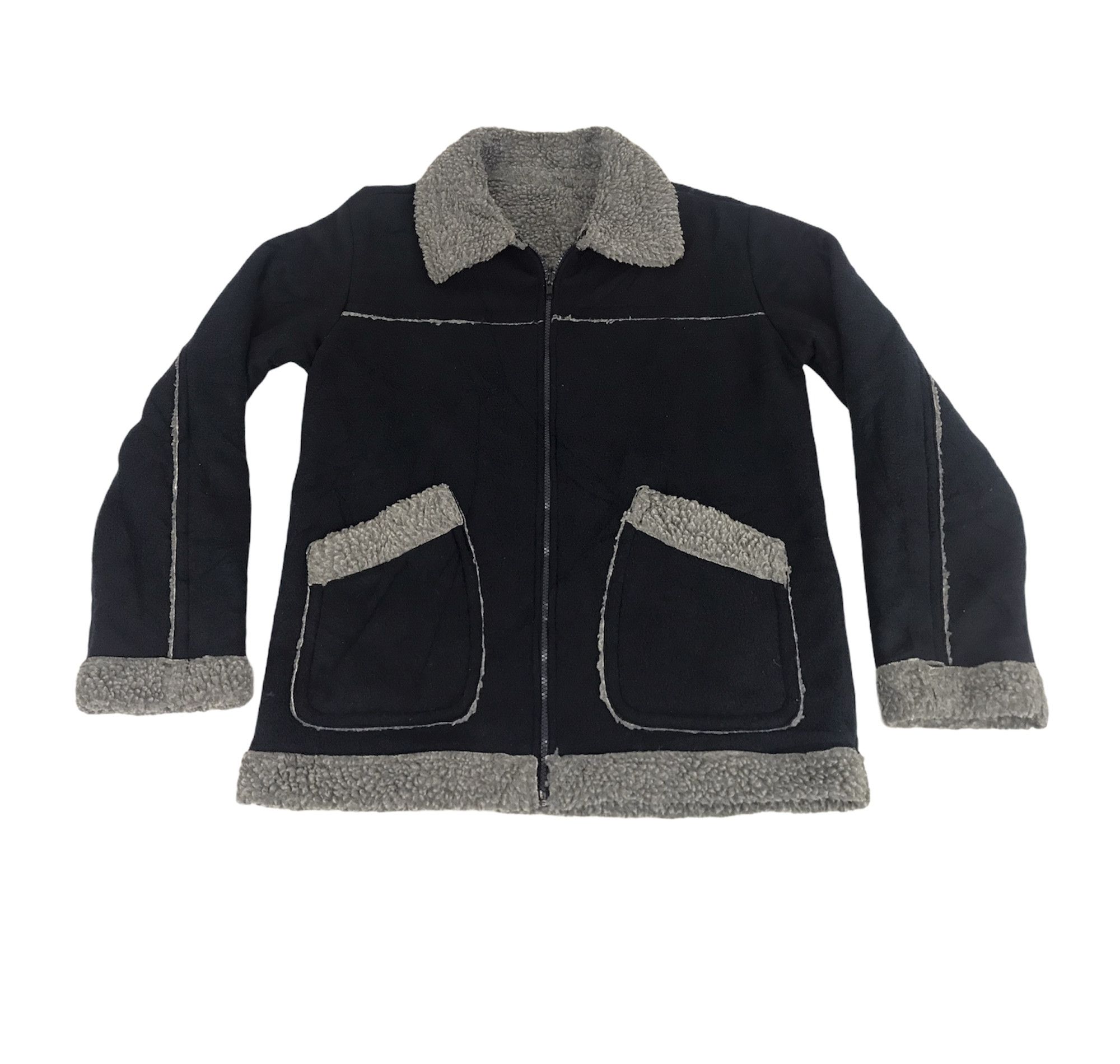 image of Hype x Vintage Roller Gear Canada Thick Sherpa Jacket Work Wear, Men's (Size Medium)