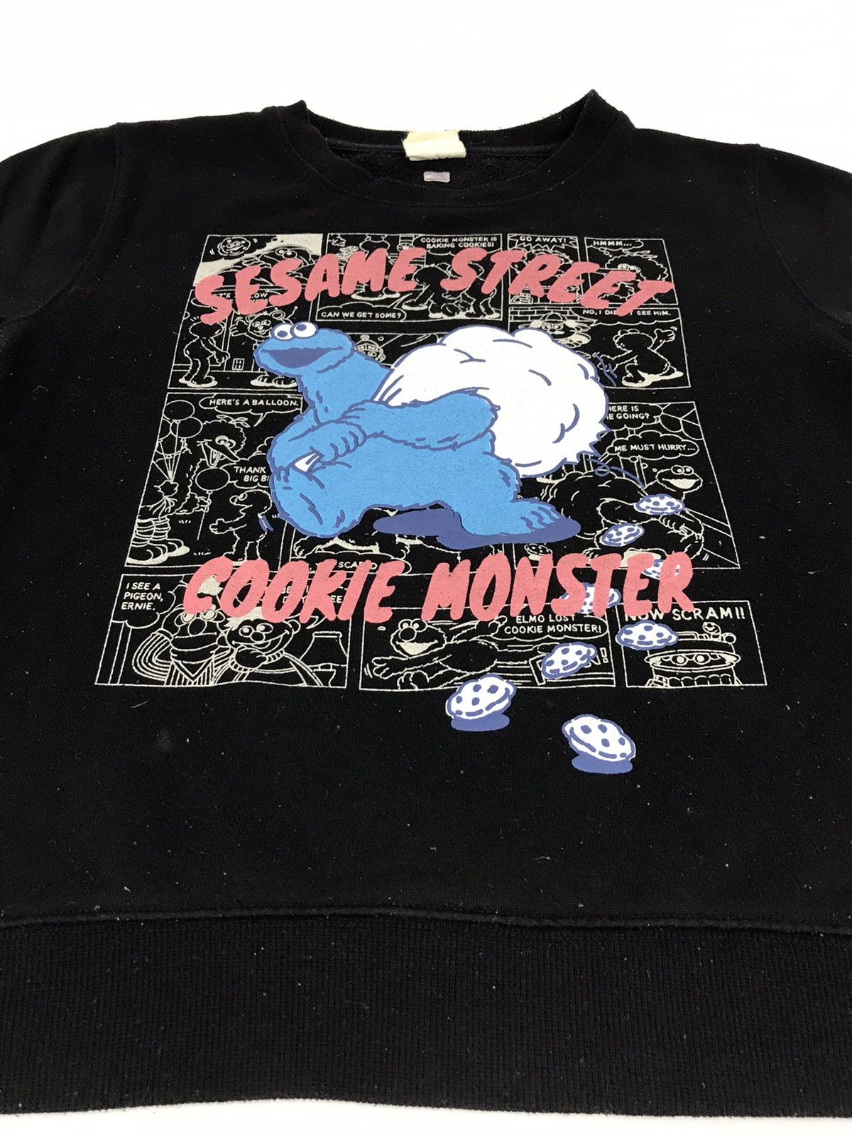 Vintage Vintage Sesame Street Cookie Master Sweatshirt Pull Over Size M / US 6-8 / IT 42-44 - 2 Thumbnail
