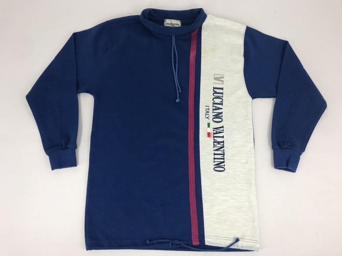 Valentino Luciano Valentino Italy Sweatshirt Colour Block PullOver Size US M / EU 48-50 / 2 - 1 Thumbnail