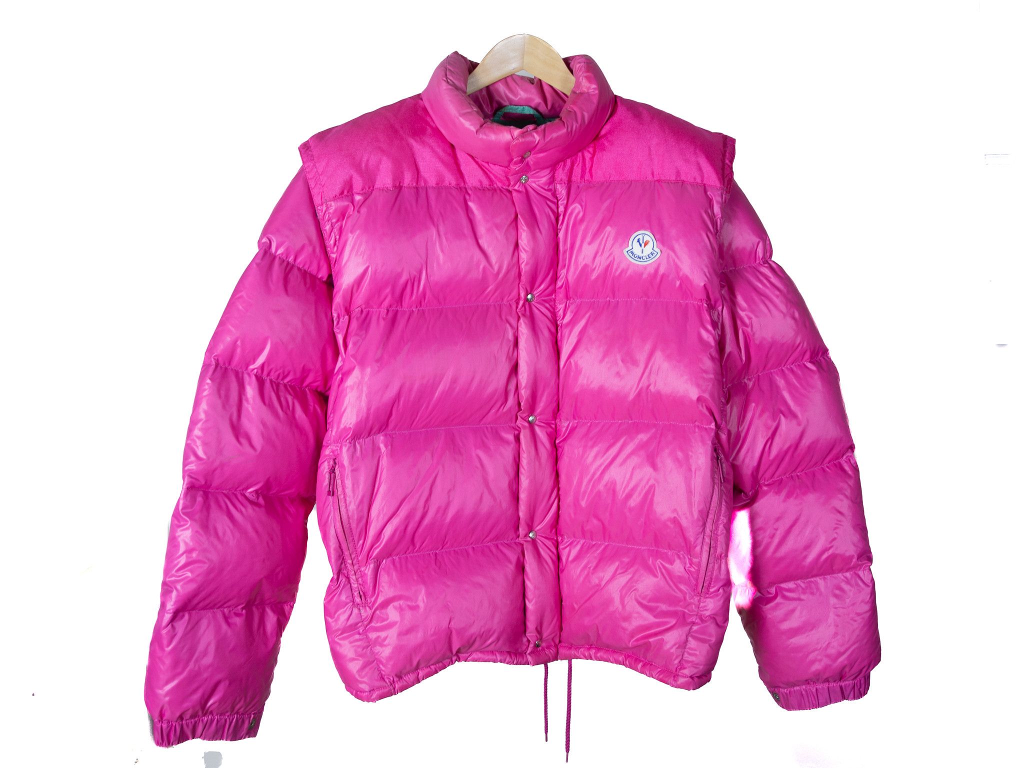 image of Moncler Vintage Rose Transformer Puffer, Men's (Size XL)